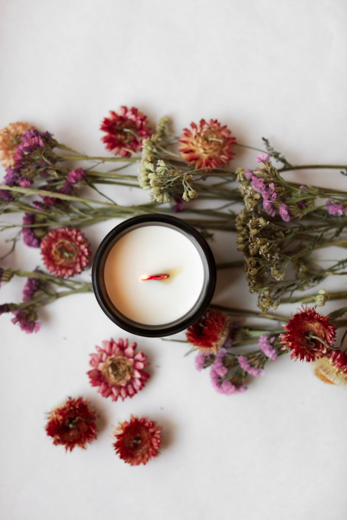 Among the Flowers Essential Oil + Soy Wax Candle - Desert Lands