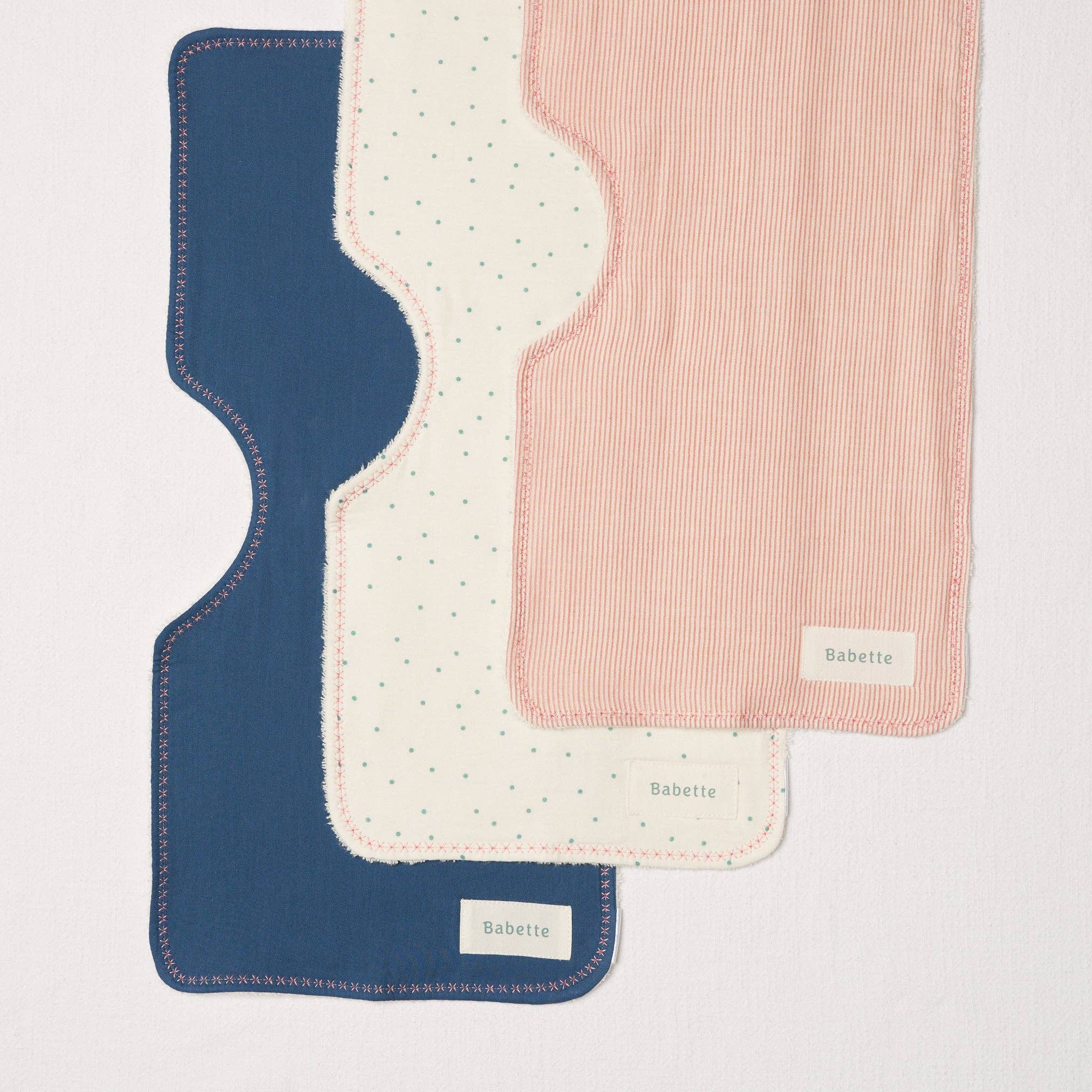 Babette - Burp cloth- 3 Pack