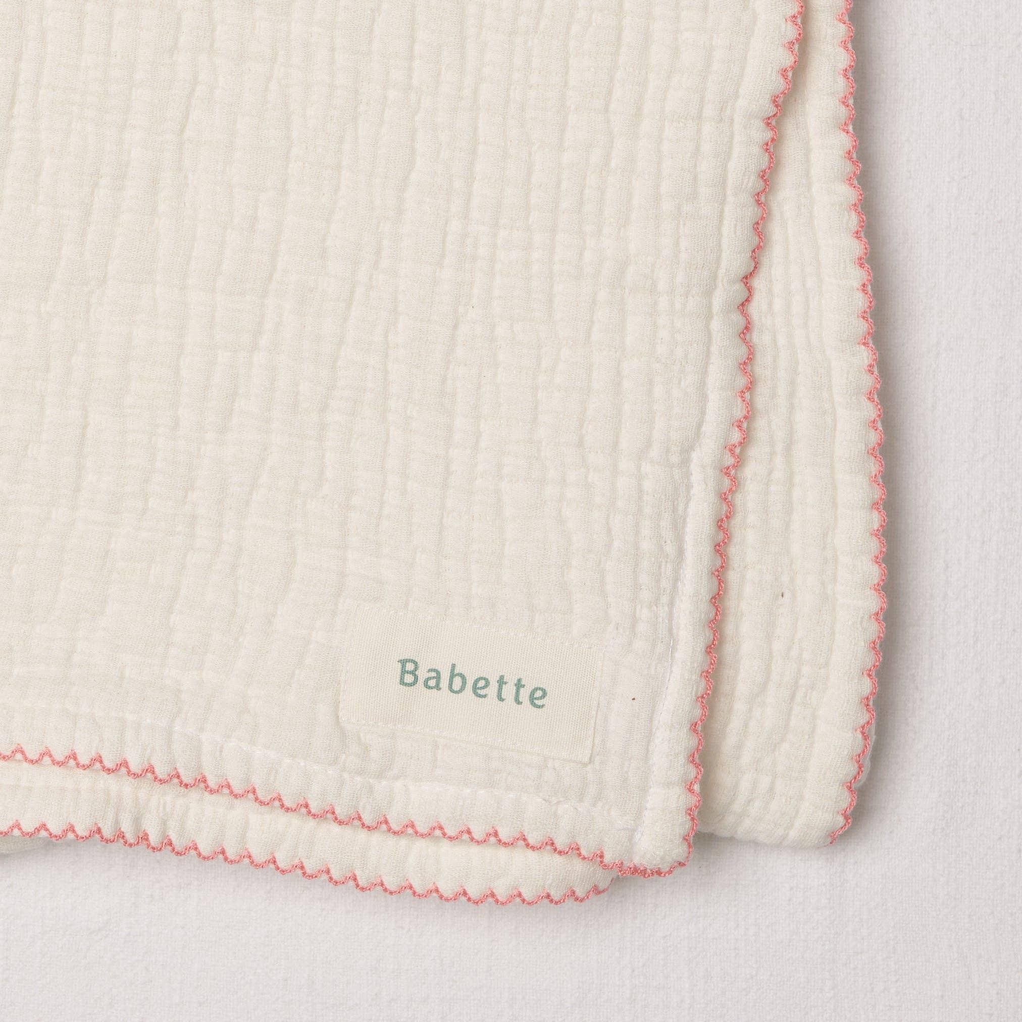 Babette - Stroller Blanket - Scalloped Trim