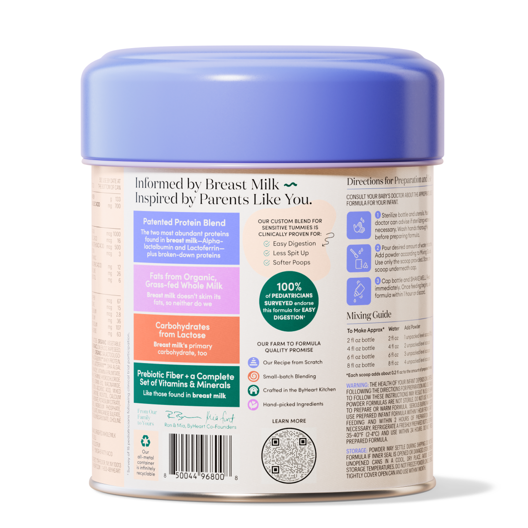 By Heart - Whole Nutrition Infant Formula