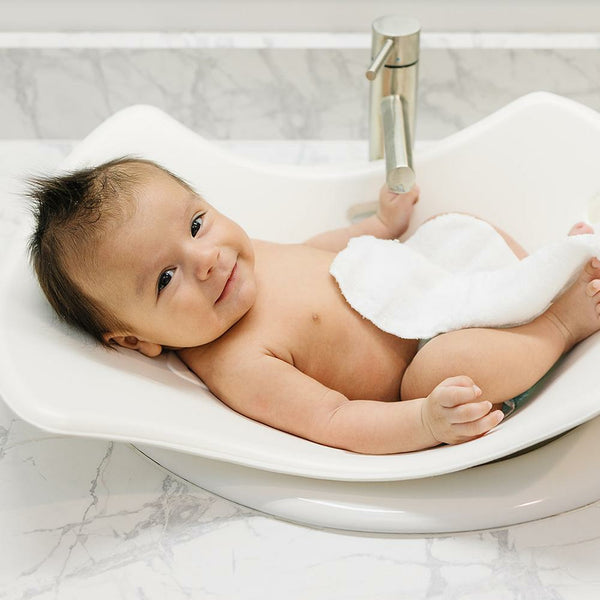 Puj soft infant bath tub sales in grey