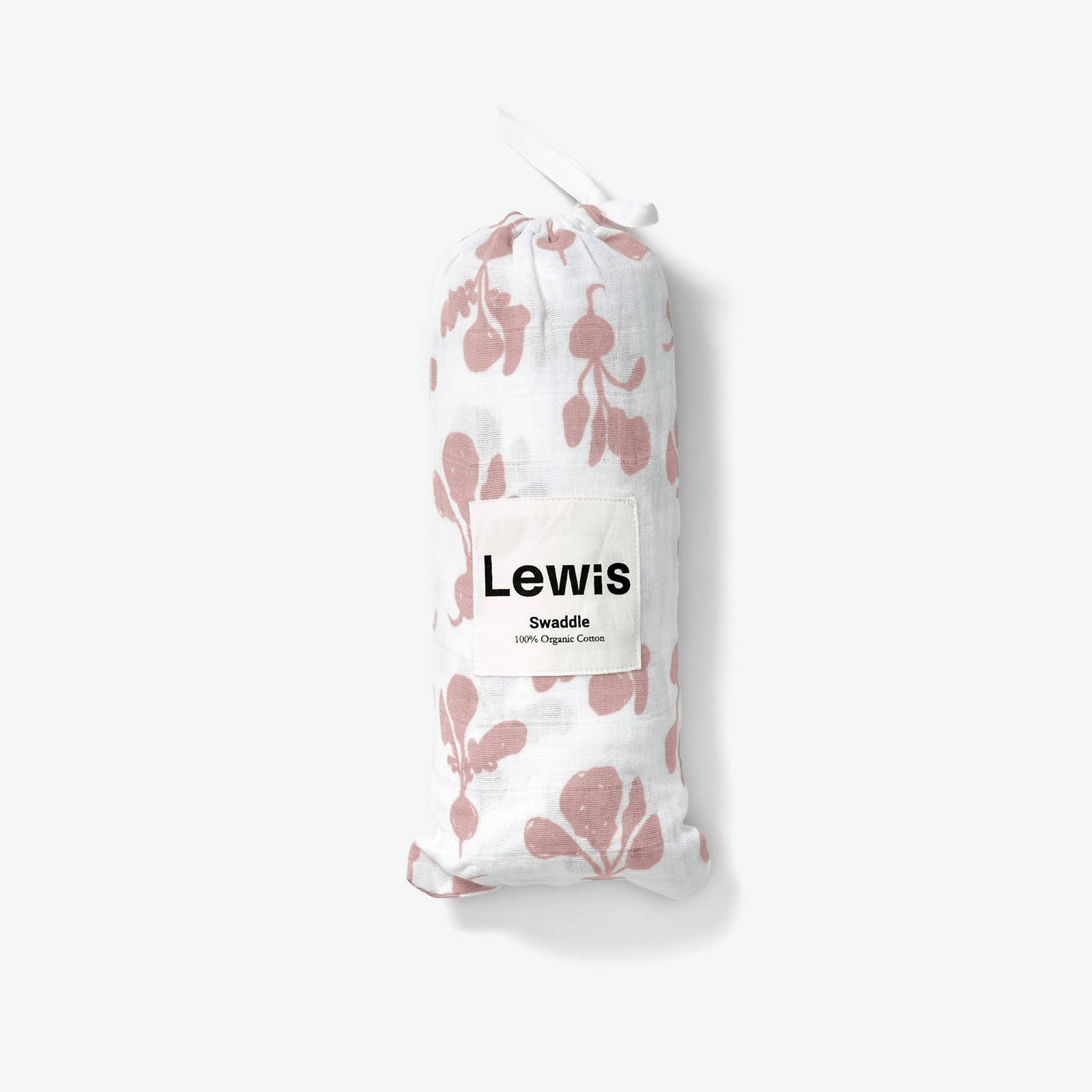 Lewis - Swaddle - Radish | Mauve