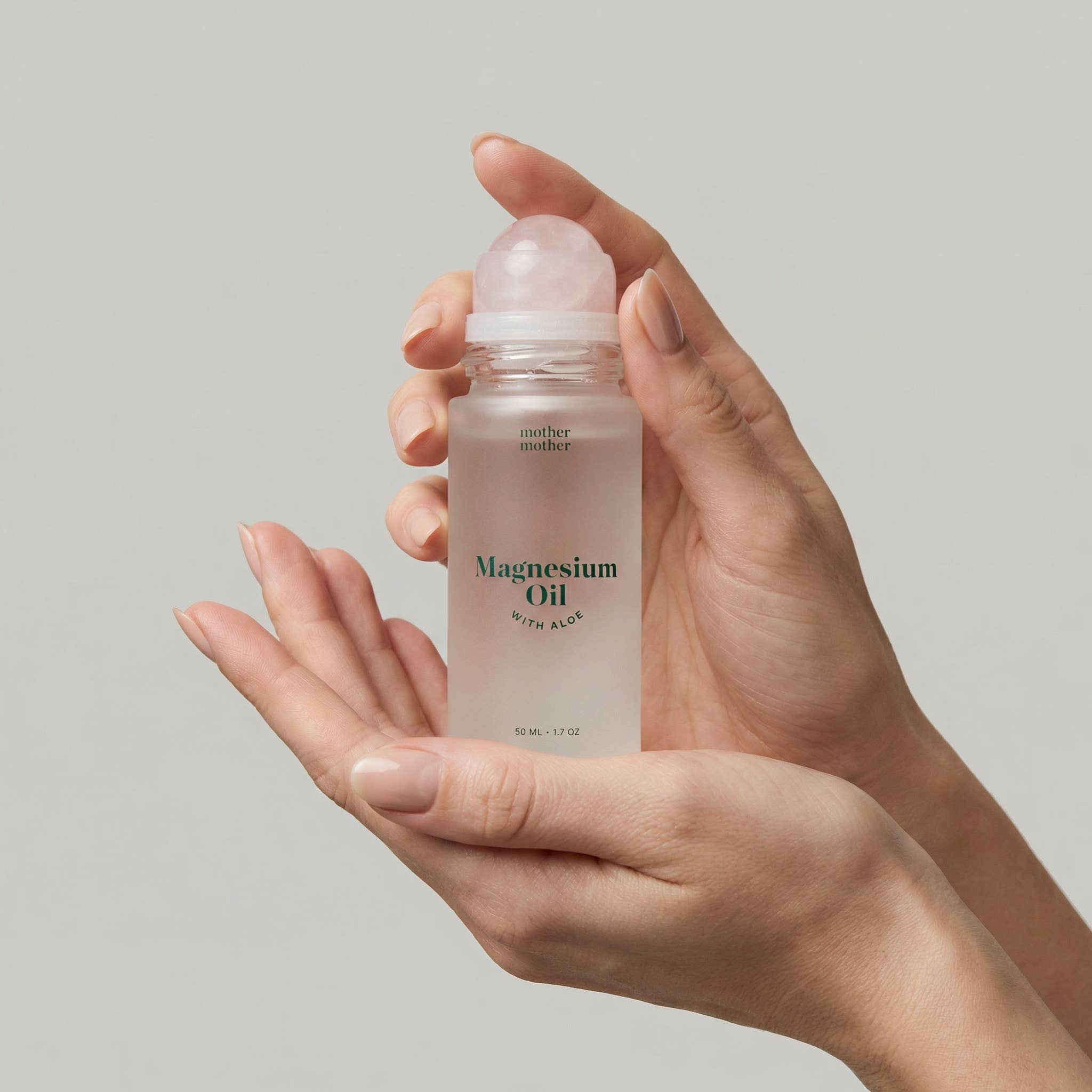 Mother Mother - Magnesium Oil + Aloe, Rose Quartz Roller