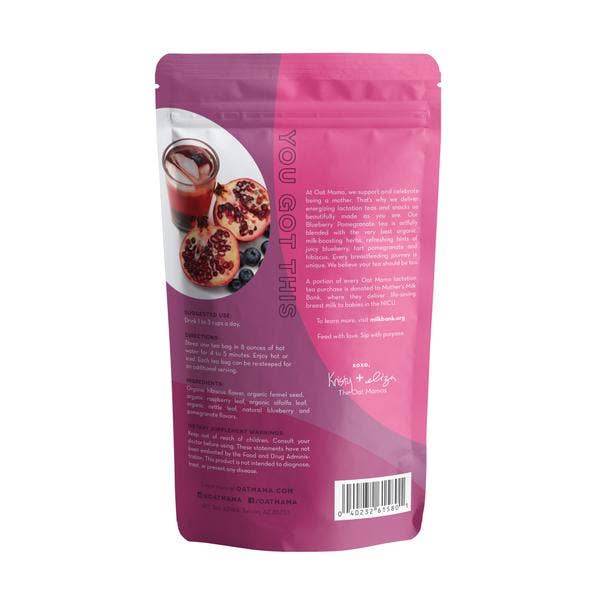 Oat Mama - Blueberry Pomegranate Lactation Tea