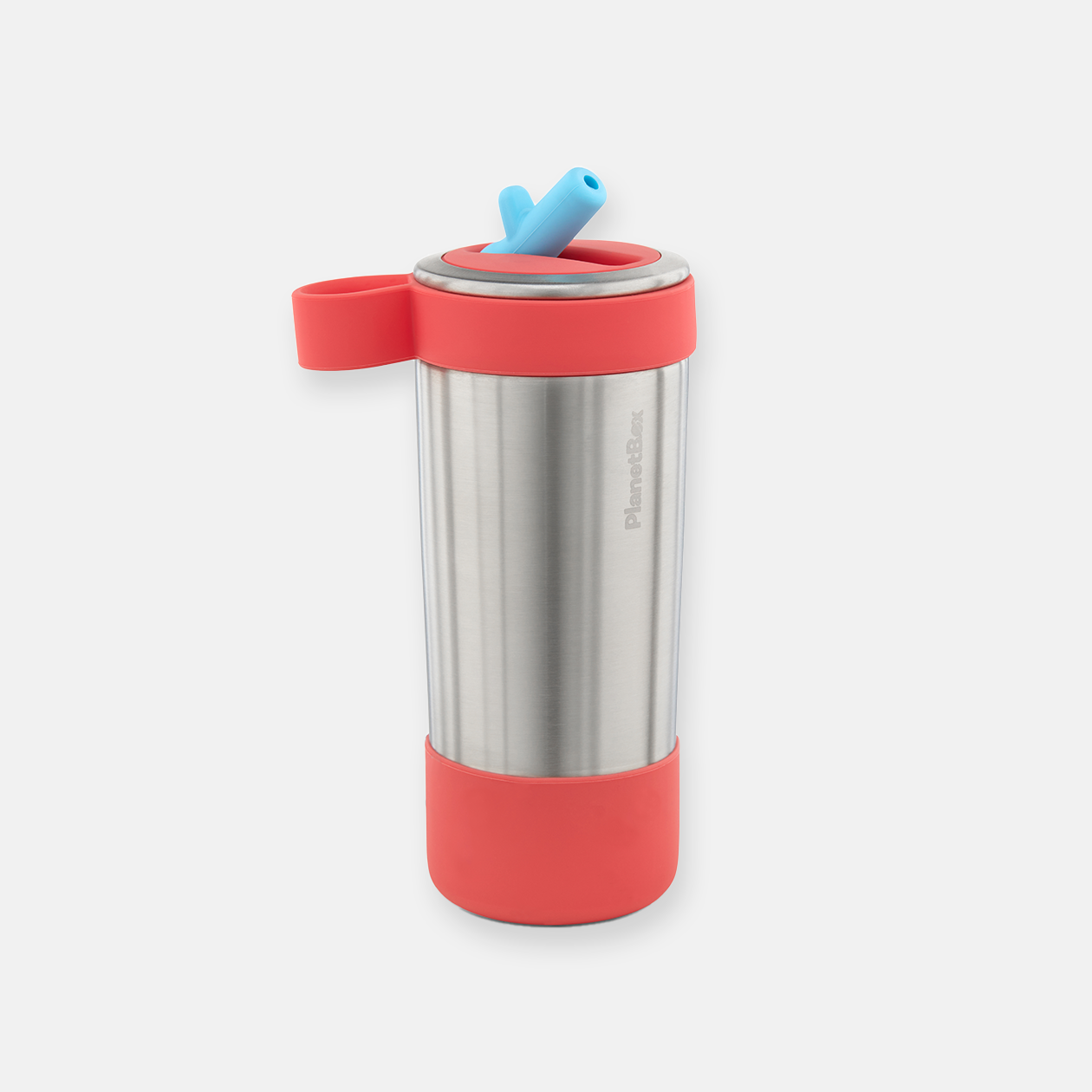 PlanetBox - Glacier Flip Straw Water Bottle