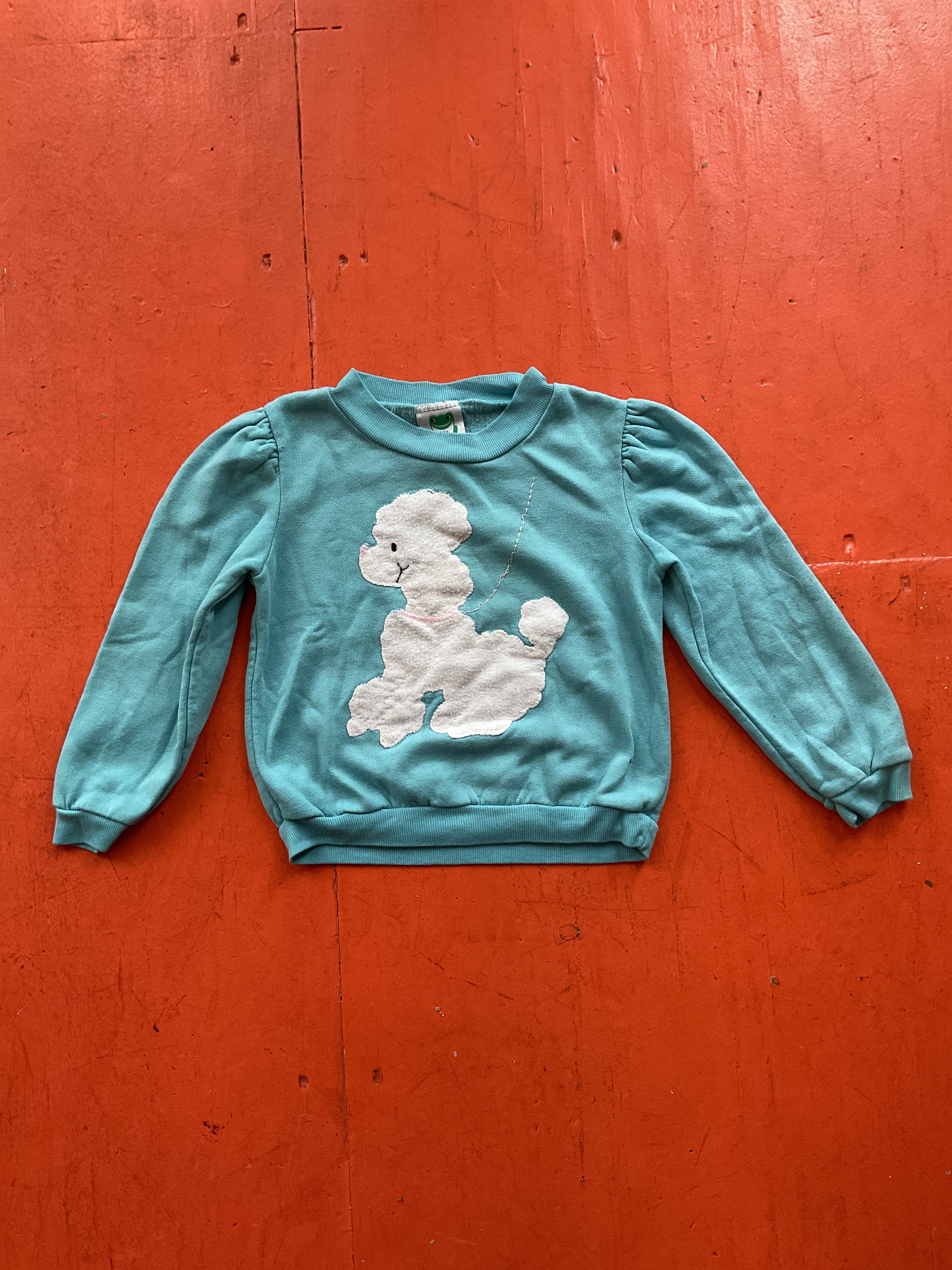 Orphan Darling by Jemima Kirke - 1980s Blue Poodle Sweatshirt