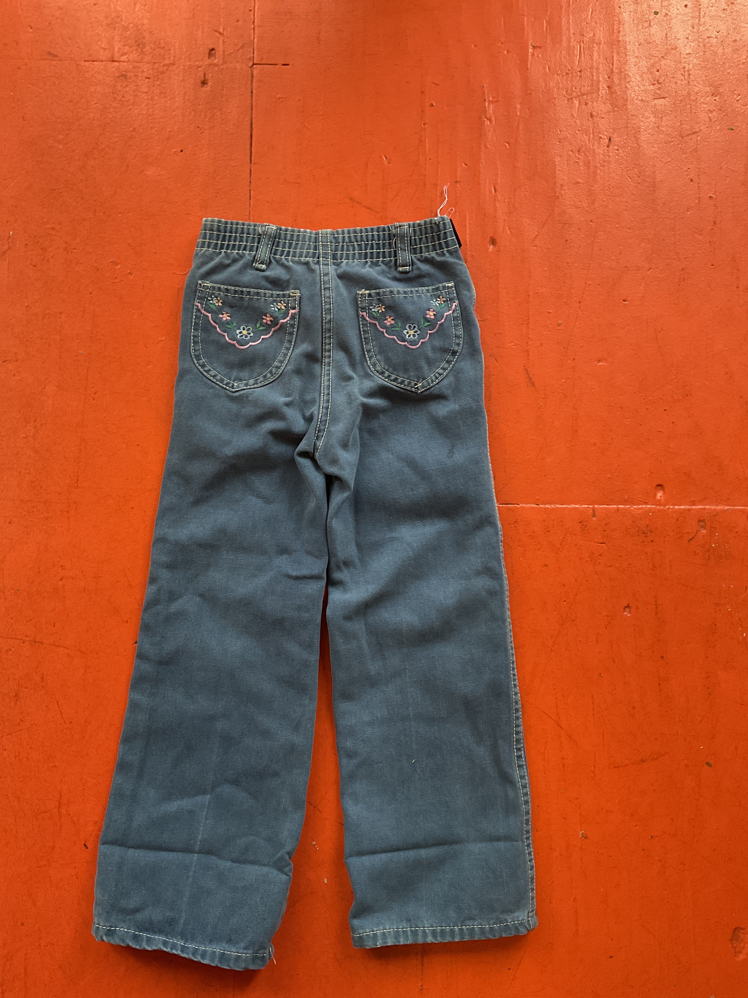 Orphan Darling by Jemima Kirke - 1970s Floral Jeans