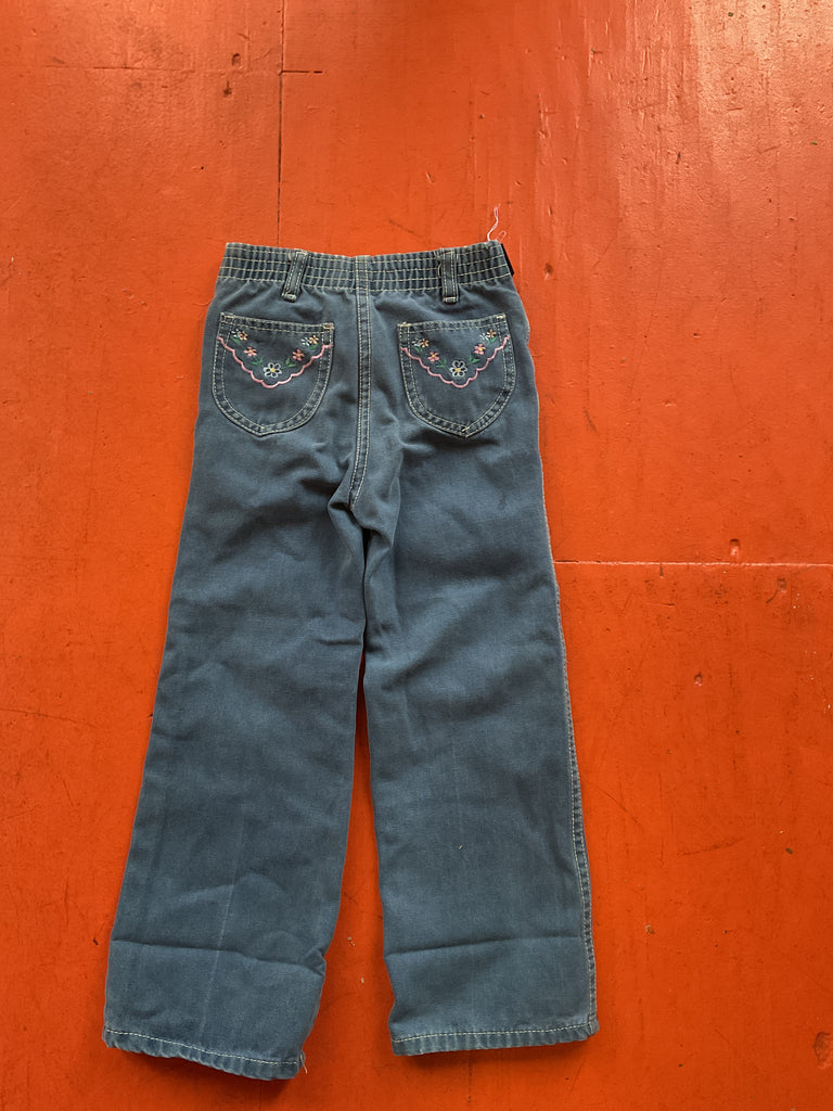 Orphan Darling by Jemima Kirke - 1970s Floral Jeans