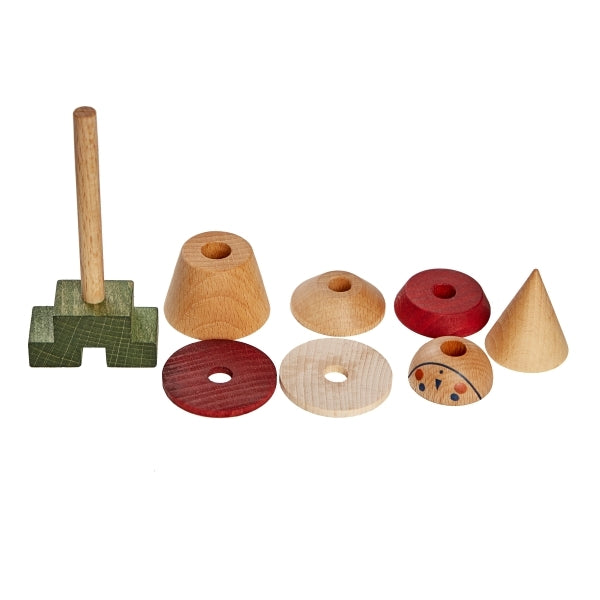 Wooden Story Stacking Toy Stick Fig.