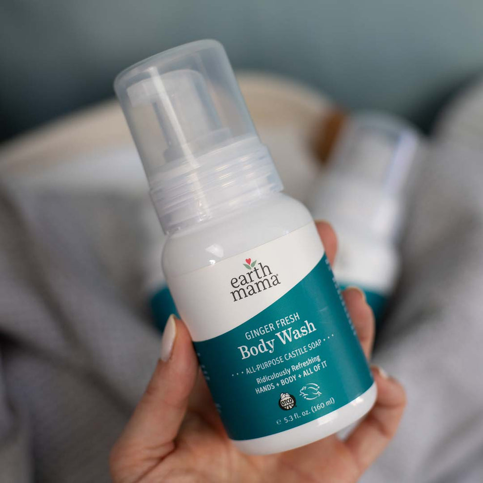 Earth Mama Organics Ginger Fresh Morning Wellness Castile Body Wash 5.3 oz