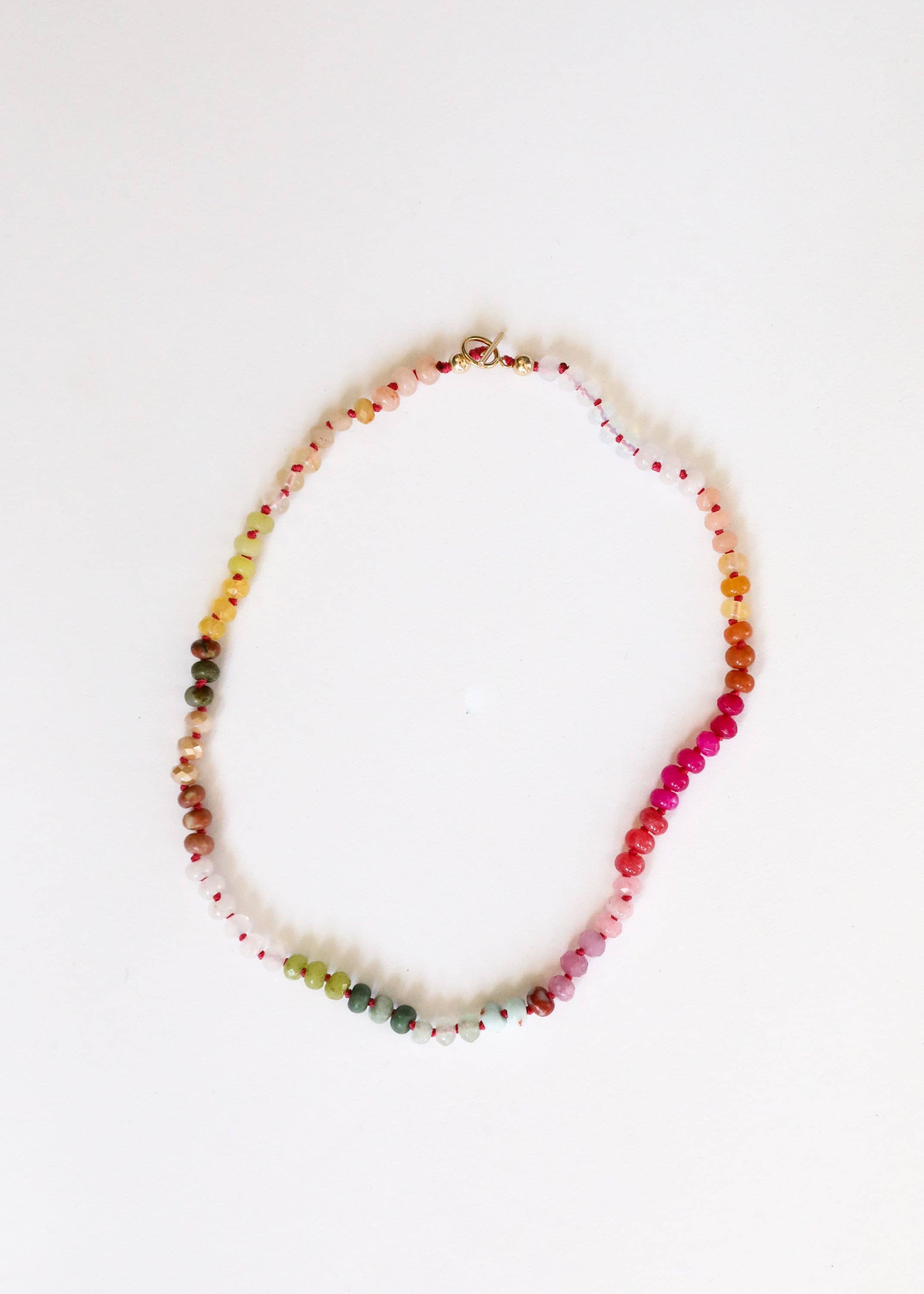 CanyonLeaf - Natural Gemstone Necklace Sandbar