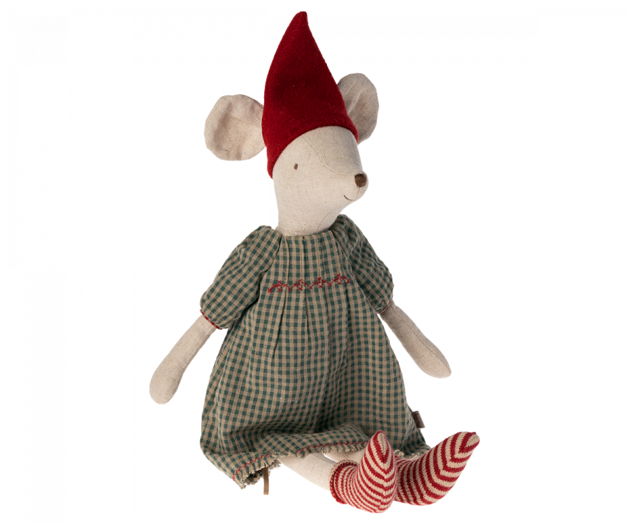Maileg Christmas Girl  Mouse - Dress