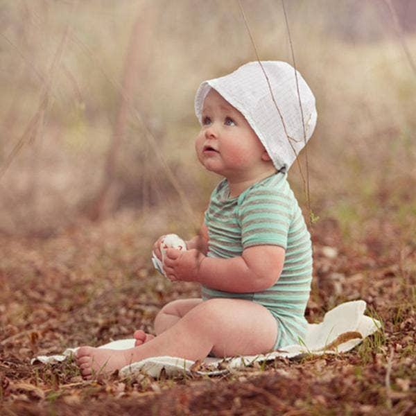 Estella - Organic Baby Baseball Rattle