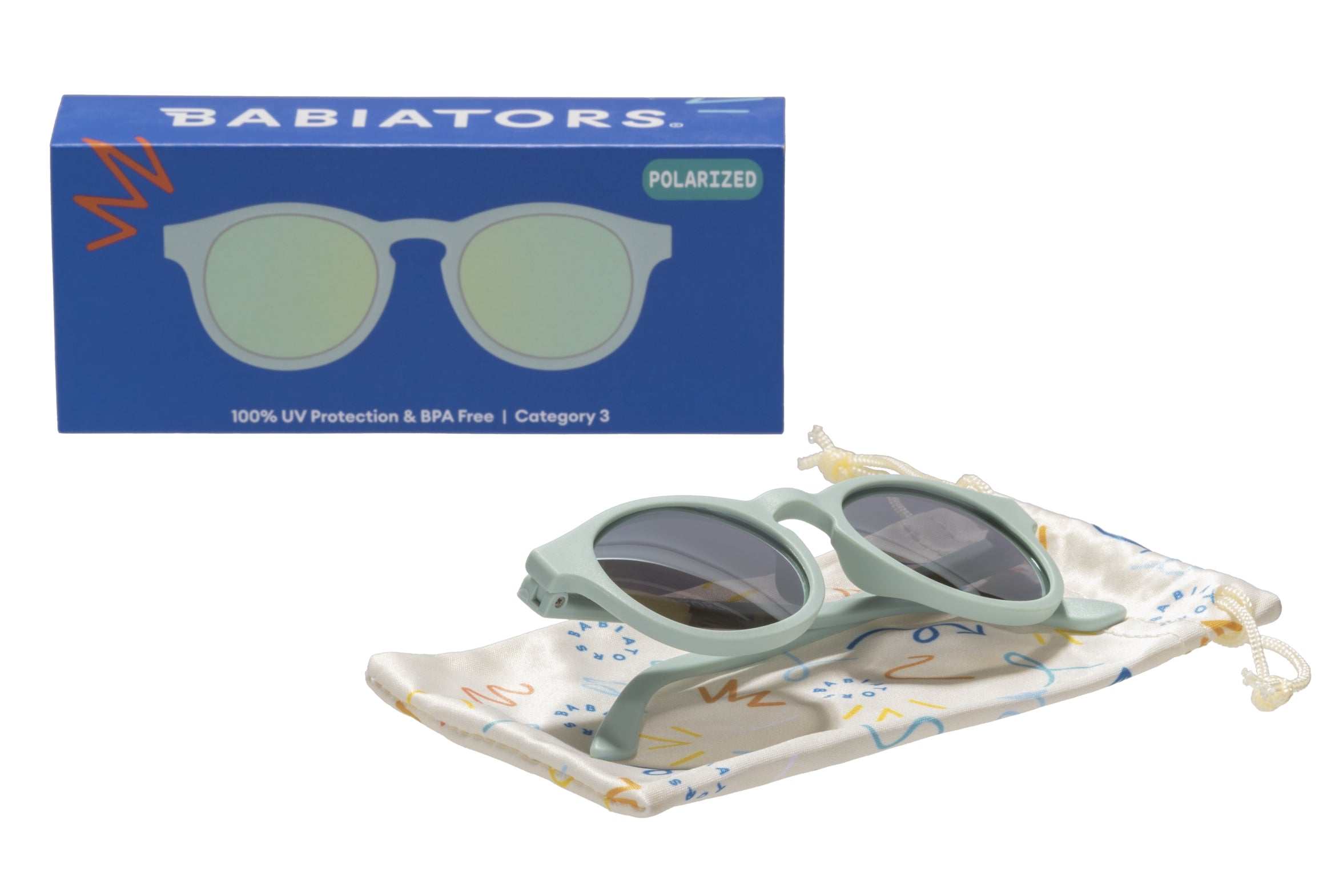 Babiators Baby Keyhole Sunglasses - Seafoam Blue