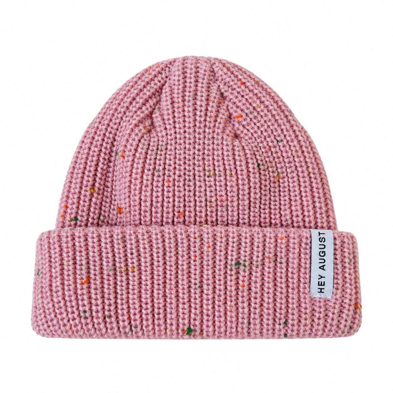 HEY AUGUST CO - Thick Knit beanie in Pink Speck