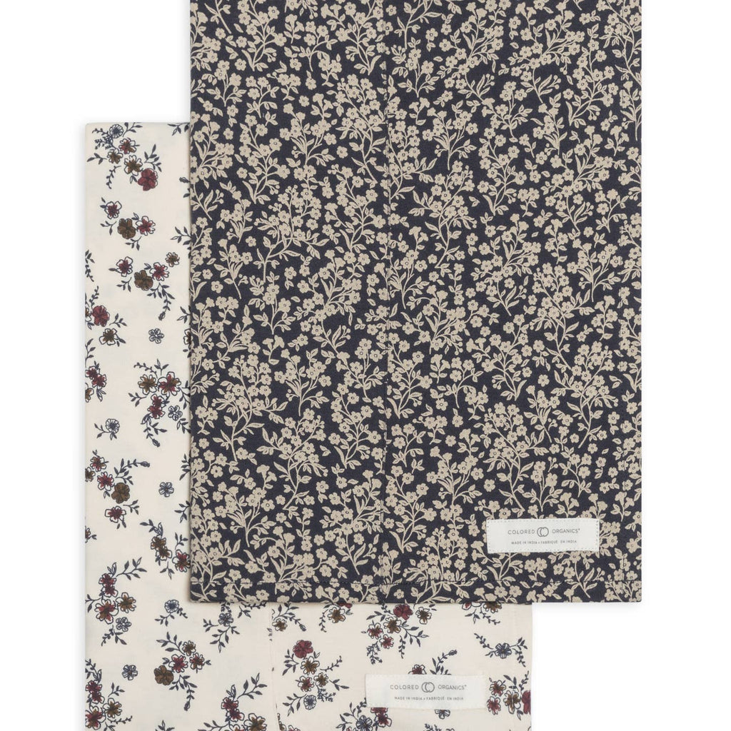 Colored Organics Burp Cloth 2 Pack