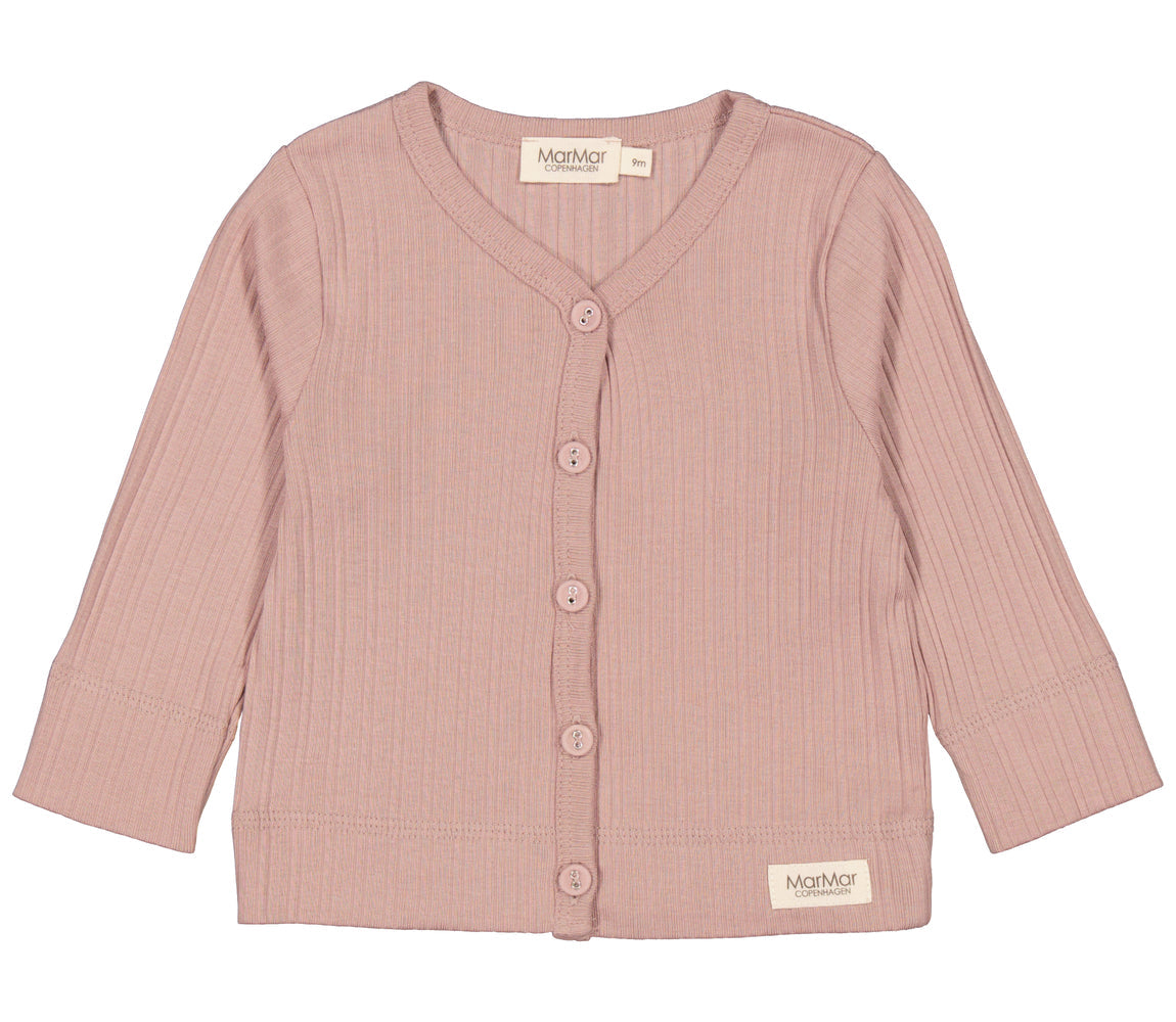 MarMar Copenhagen LS Cardigan- Light Plum