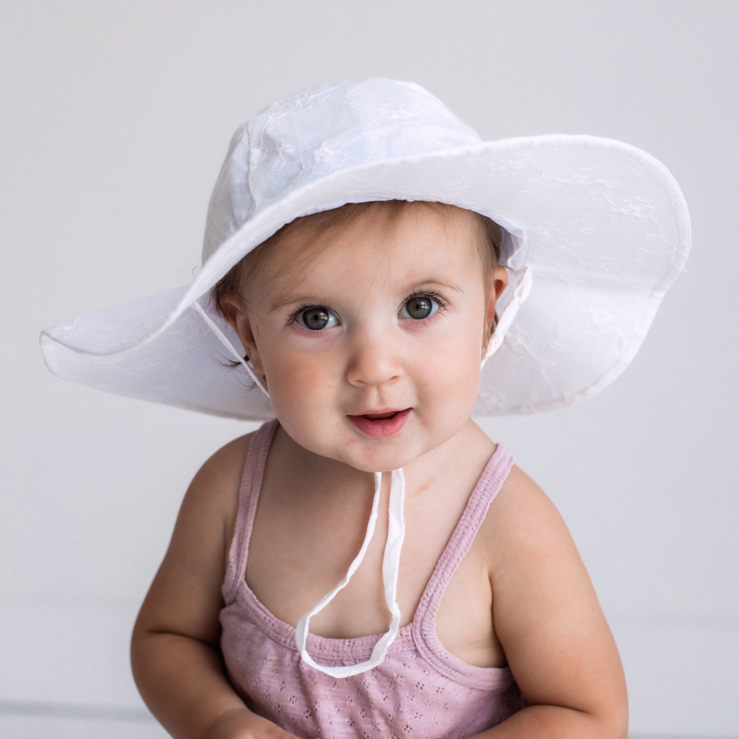 Huggalugs - Embroidered Sunhat UPF 50+ Baby & Toddler