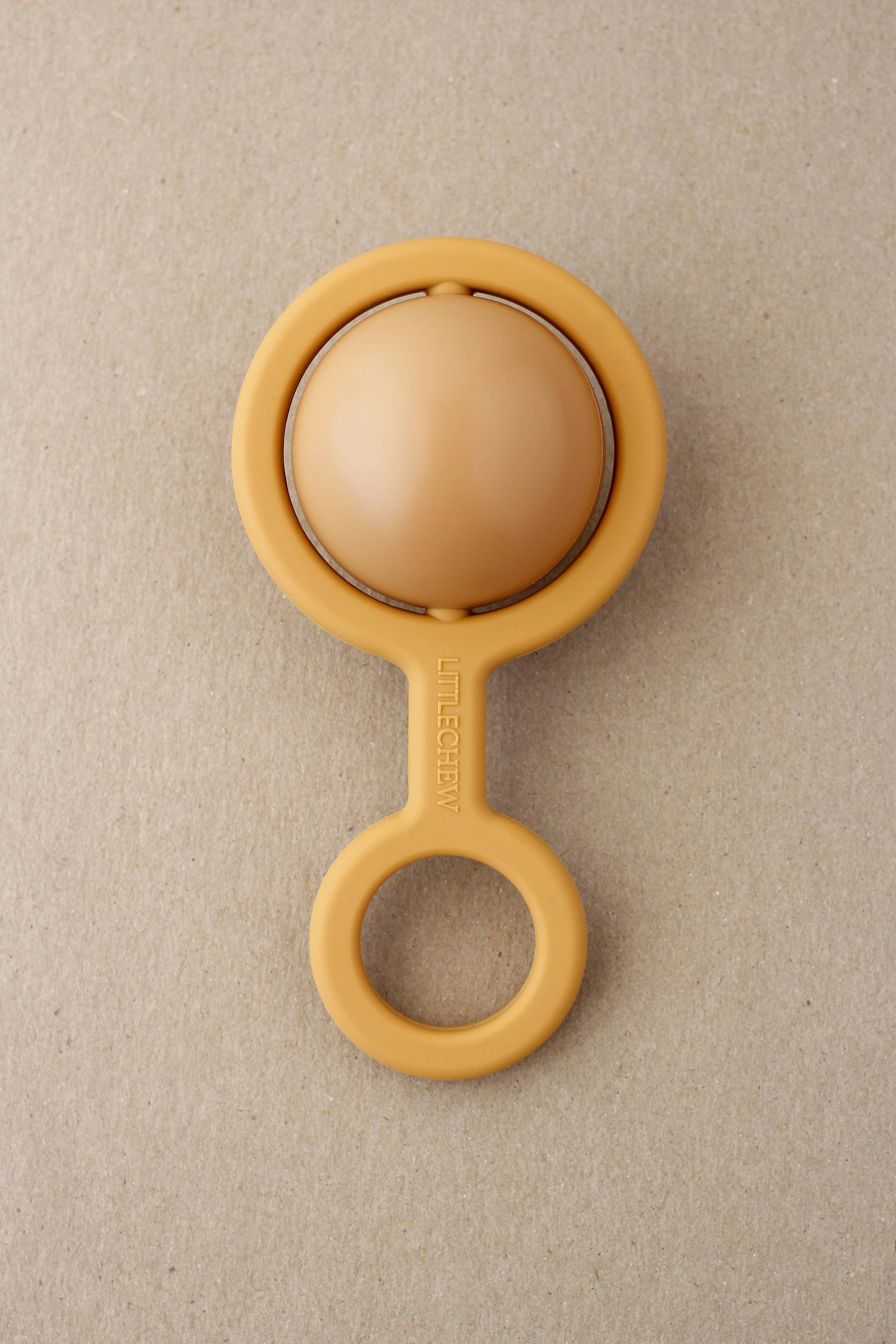 Little Chew - Rattle Toy  - Ora Mustard