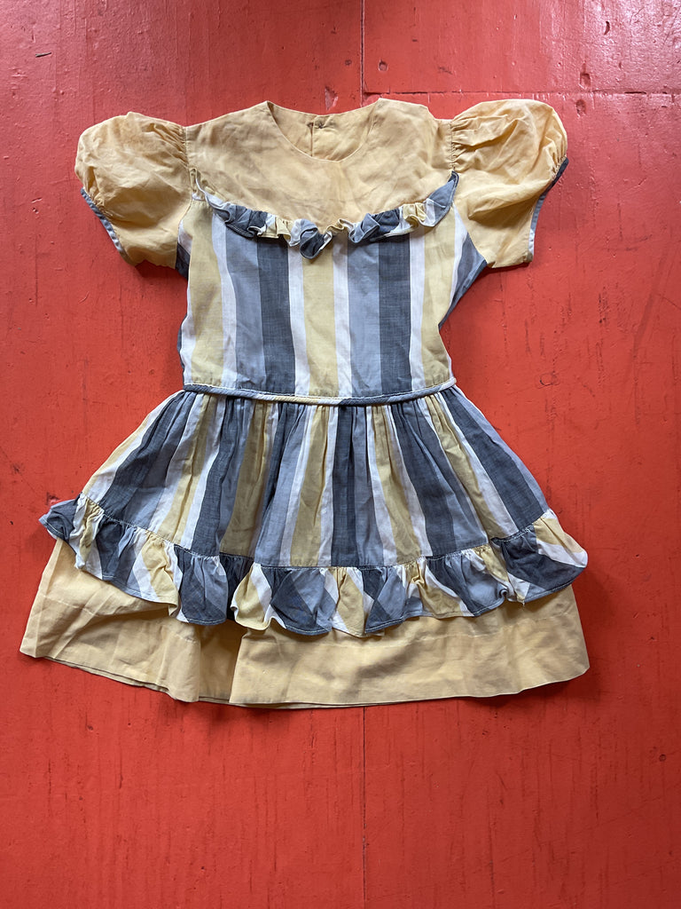 Orphan Darling by Jemima Kirke - Green/Yellow Striped Dress