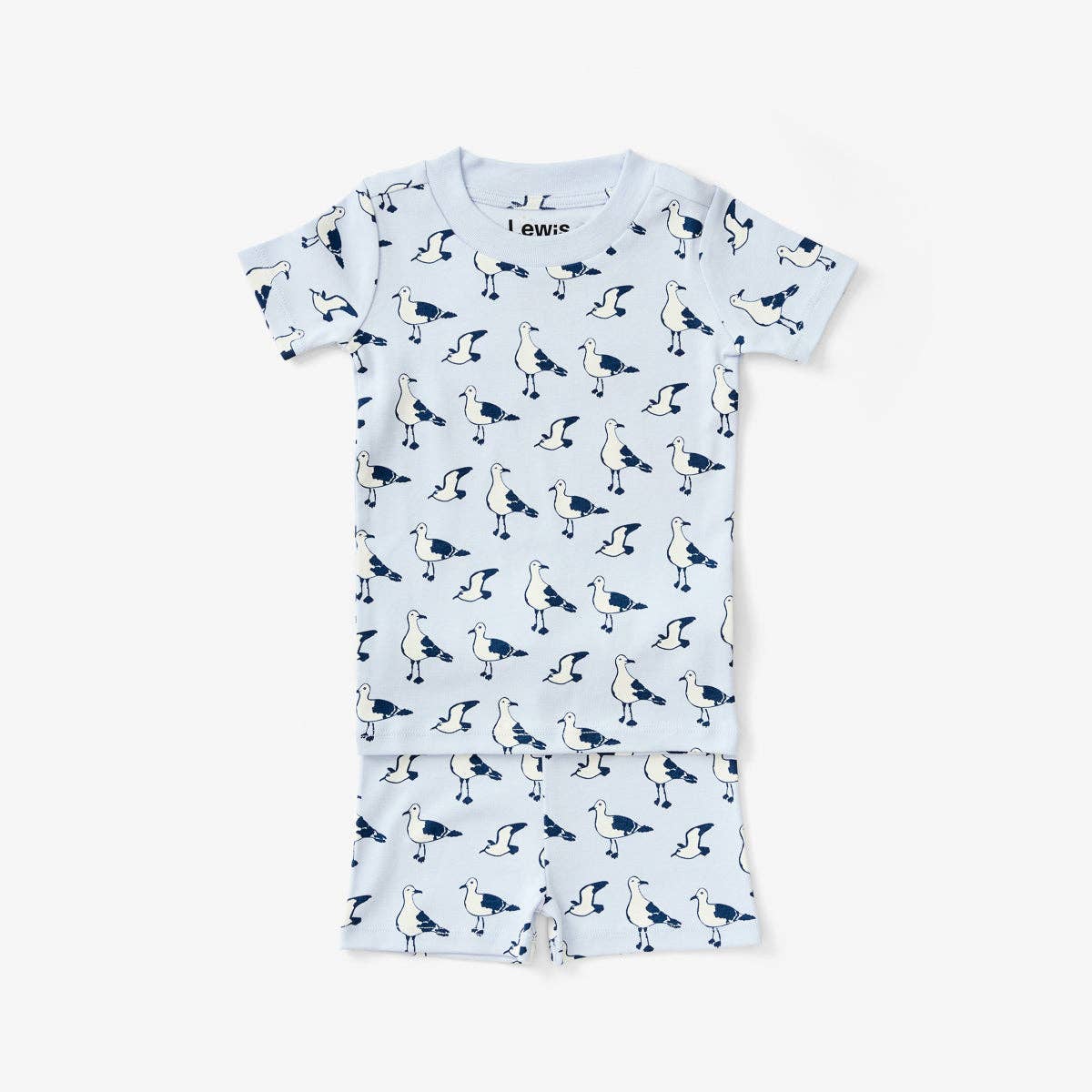 Lewis - Pajama Set - Seagull - Celeste