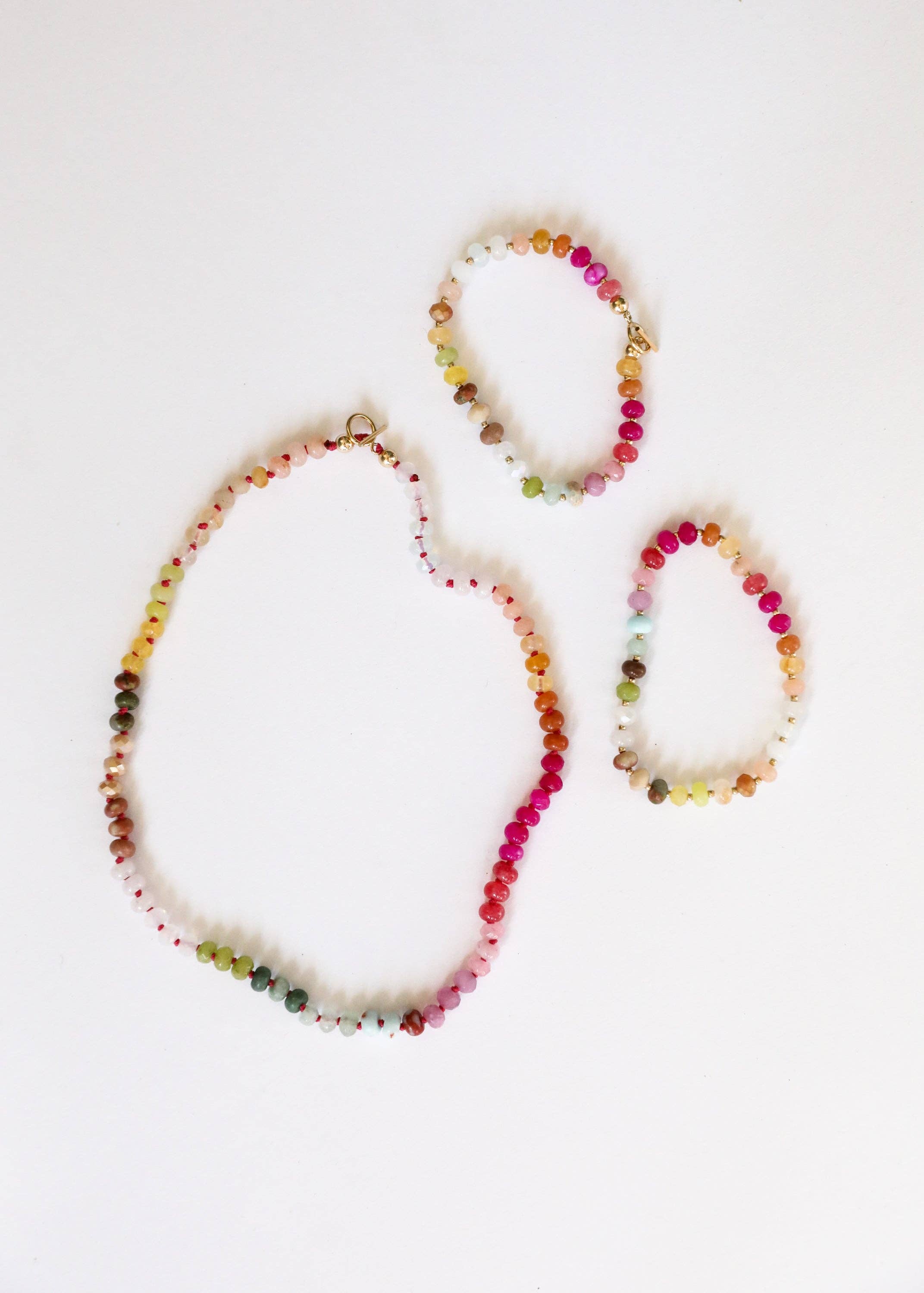 CanyonLeaf - Natural Gemstone Necklace Sandbar