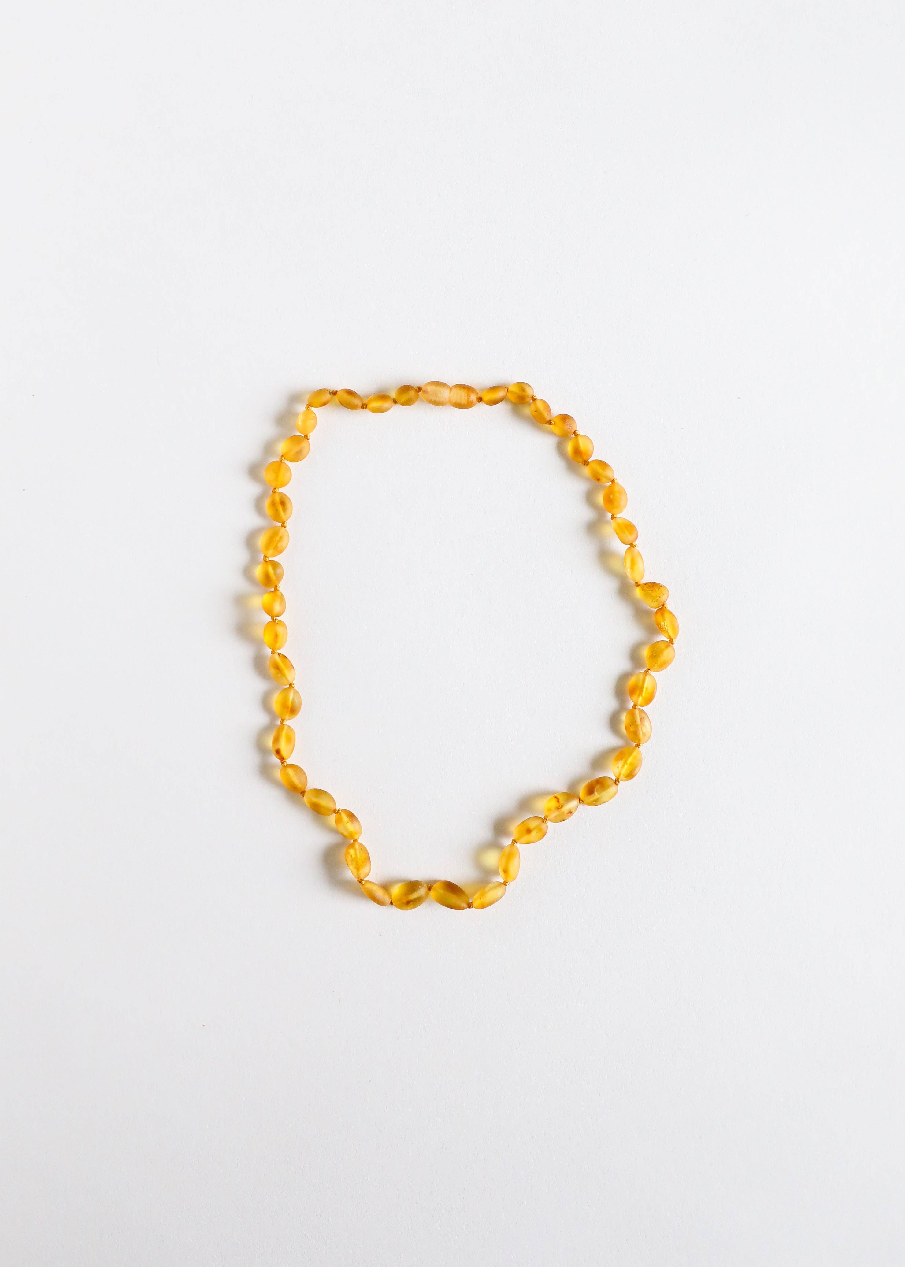CanyonLeaf - Raw Honey Baltic Amber || Classic || Beaded Necklace