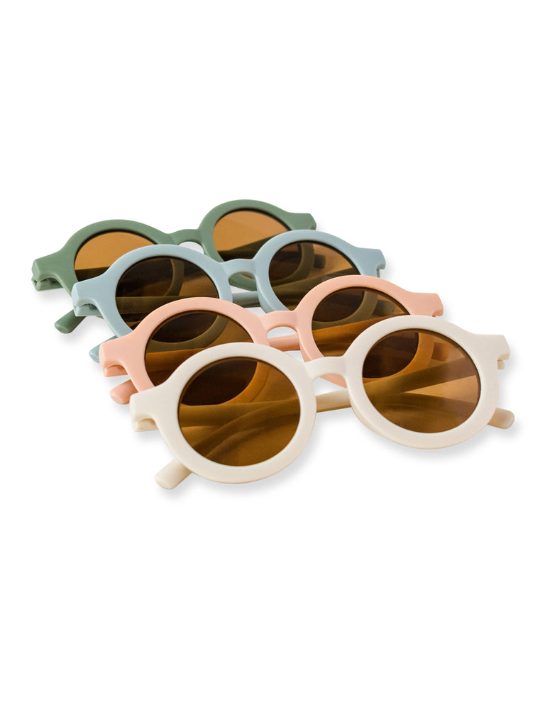 Colored Organics - KENDI Baby Round Sunnies - Cream