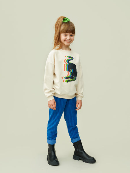 Mainio Shadow Sweatshirt - Undyed Shadow front print