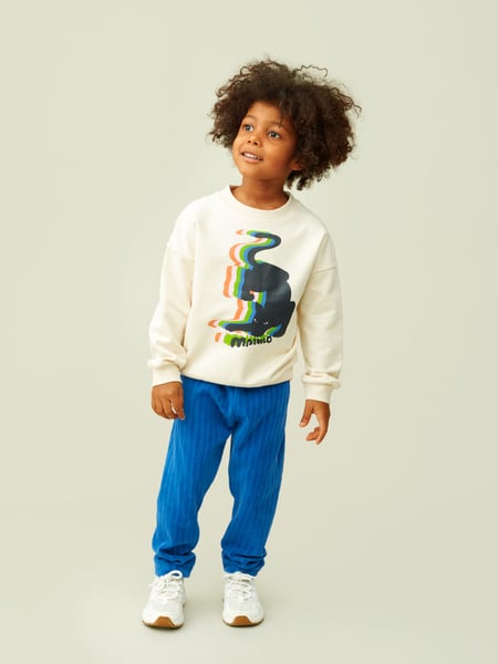 Mainio Shadow Sweatshirt - Undyed Shadow front print