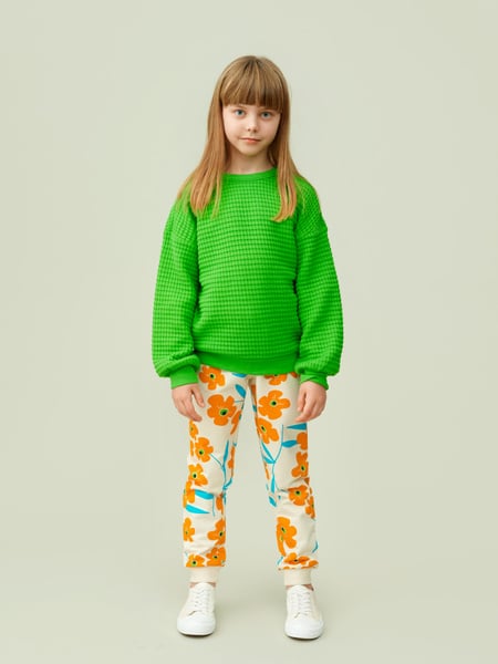 Mainio Happy Blooms Sweatpants - Undyed Blooms All Over Print