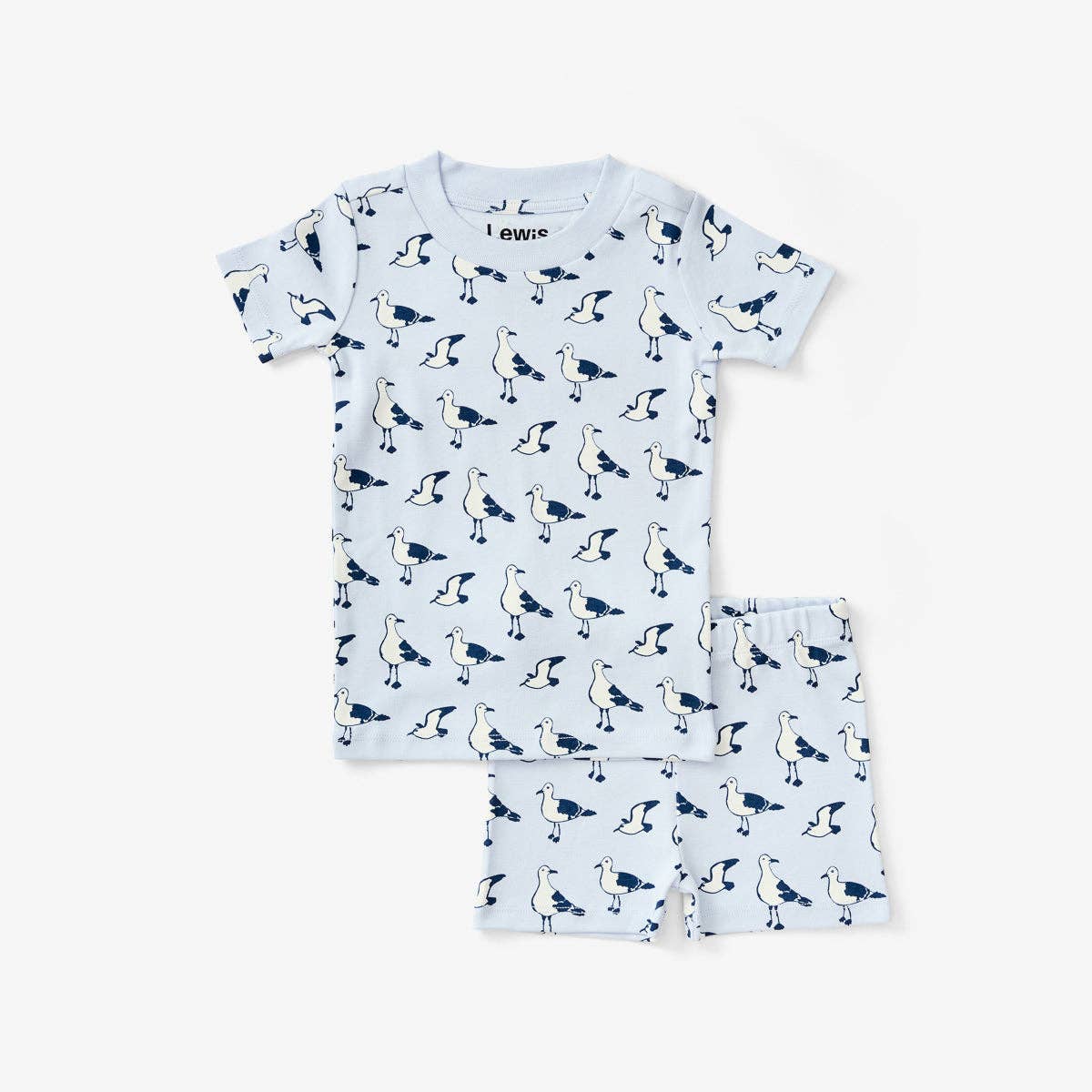 Lewis - Pajama Set - Seagull - Celeste