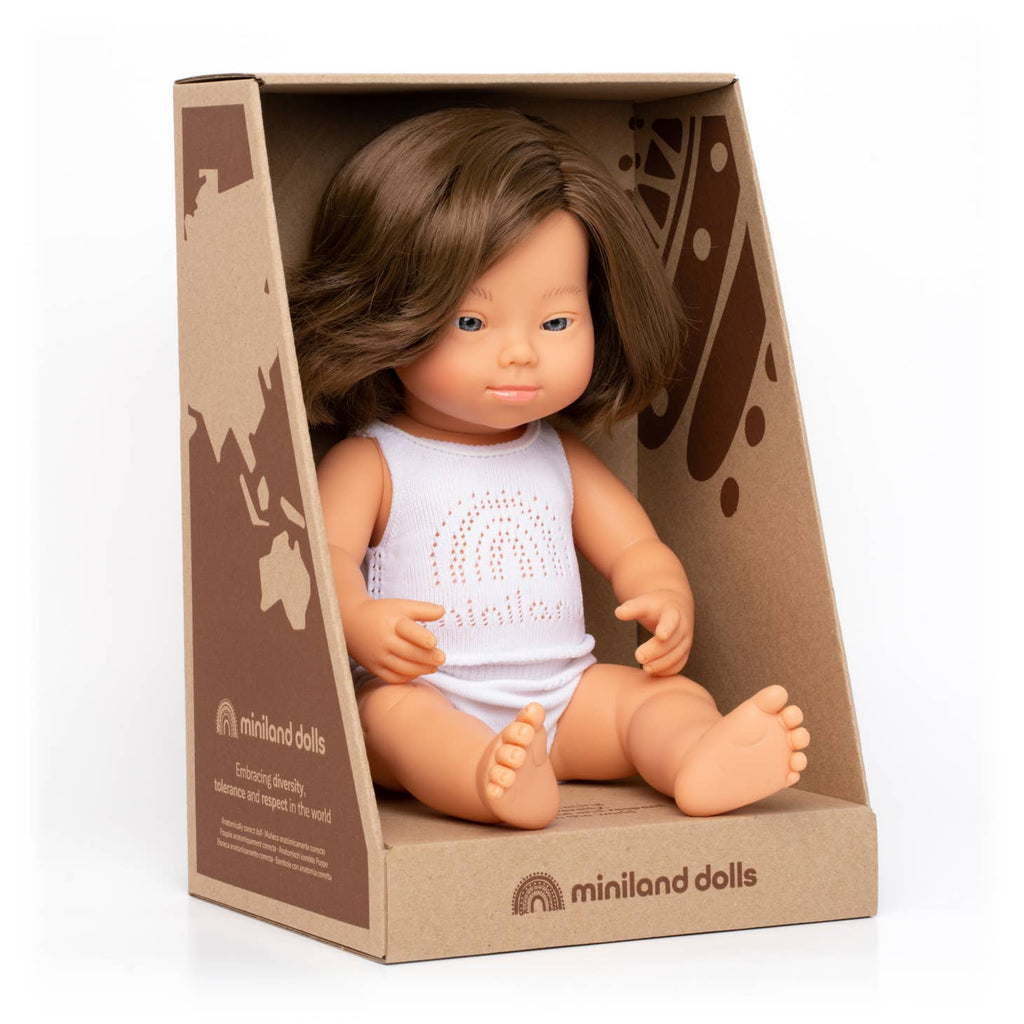 Miniland Baby Doll with Down Syndrome - Caucasian Girl