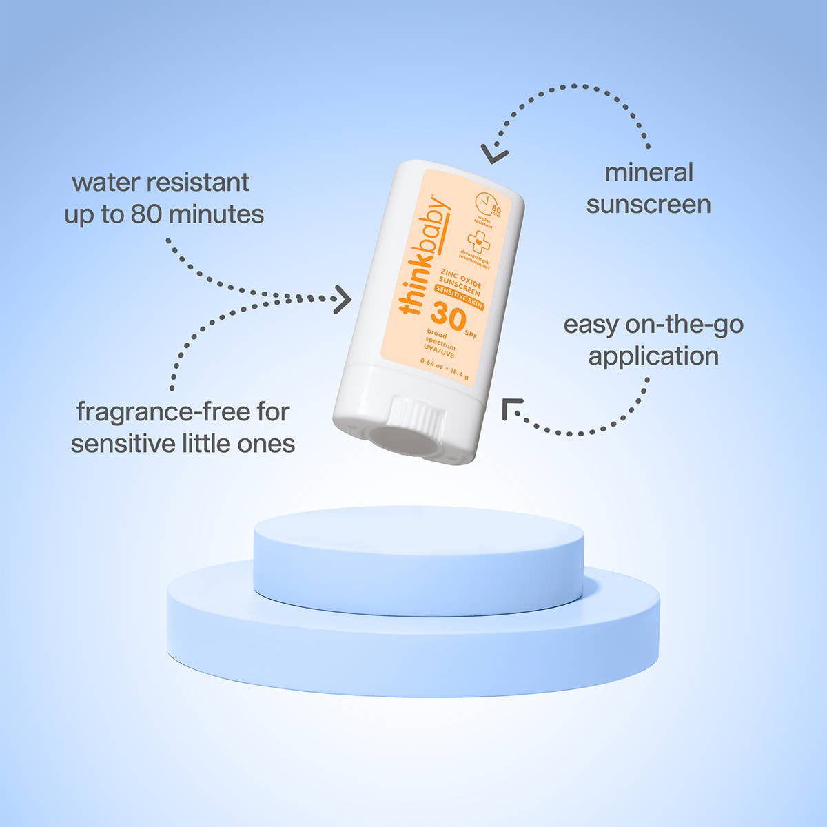 Think - Think Baby Sensitive Skin Sunscreen Stick, SPF 30