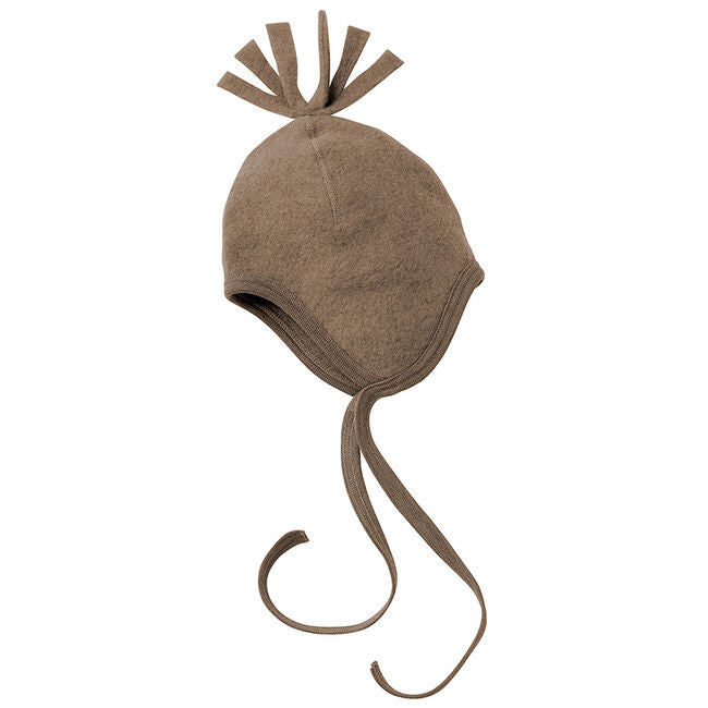 Engel Baby Hat with Tassel - Walnut