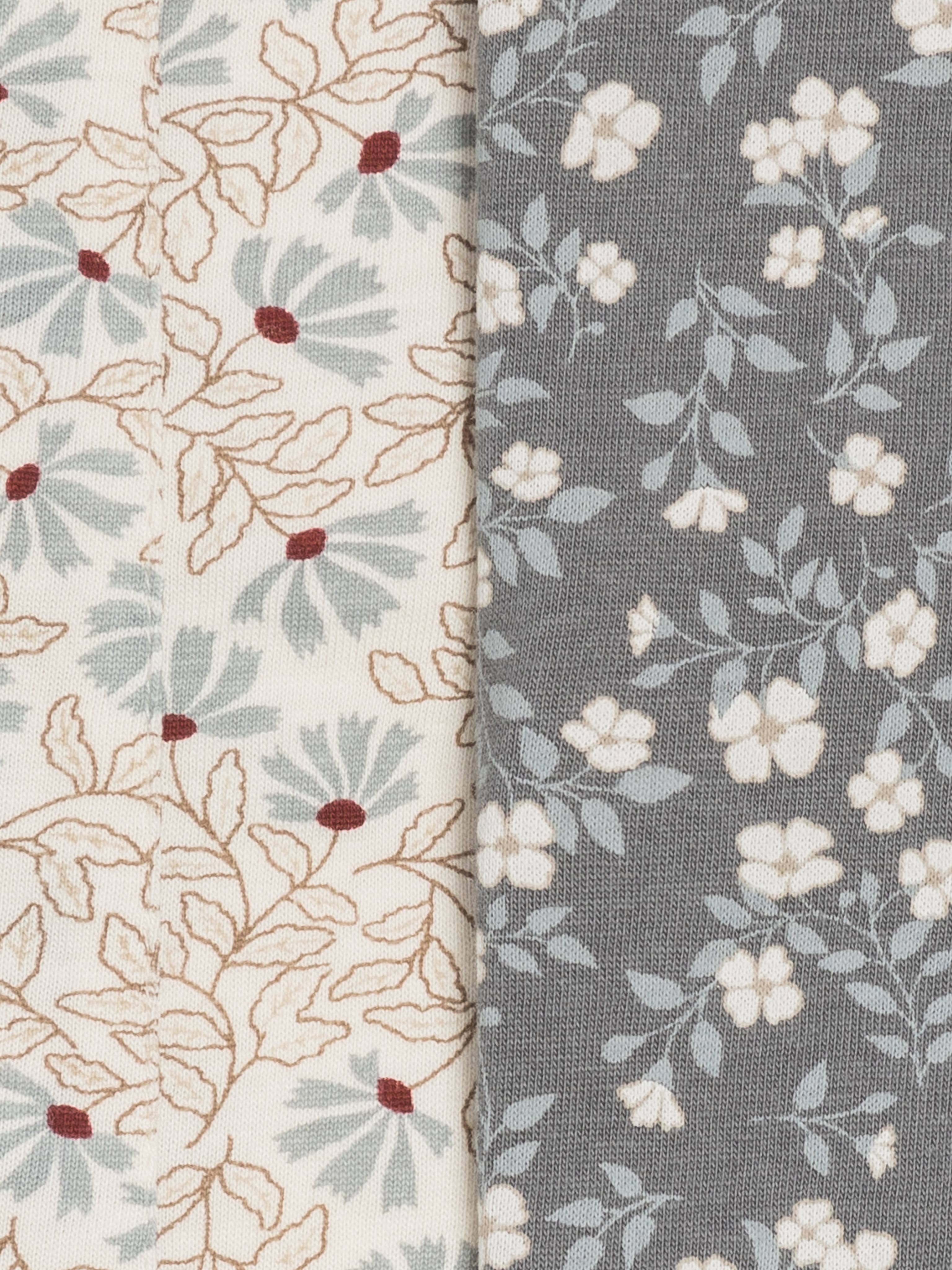 Colored Organics - 2-Pack Burp Cloths - Pamela + Bray Floral
