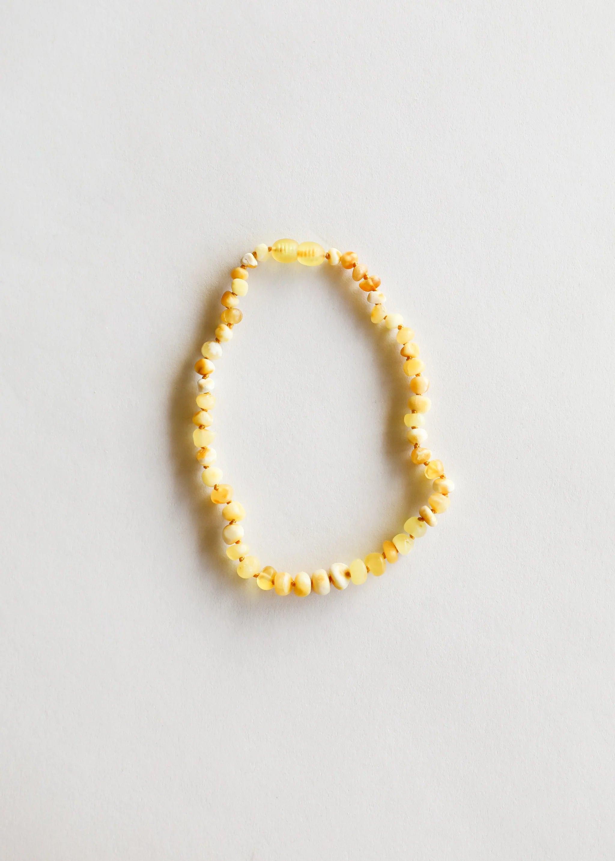 CanyonLeaf -Raw Butterscotch Amber Baby Necklace