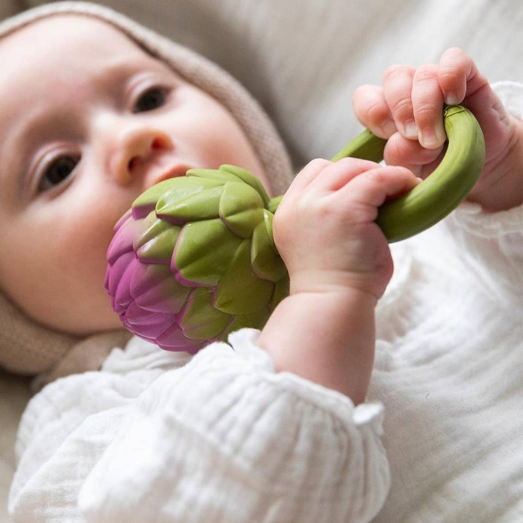 Oli & Carol Artichoke Rattle Toy