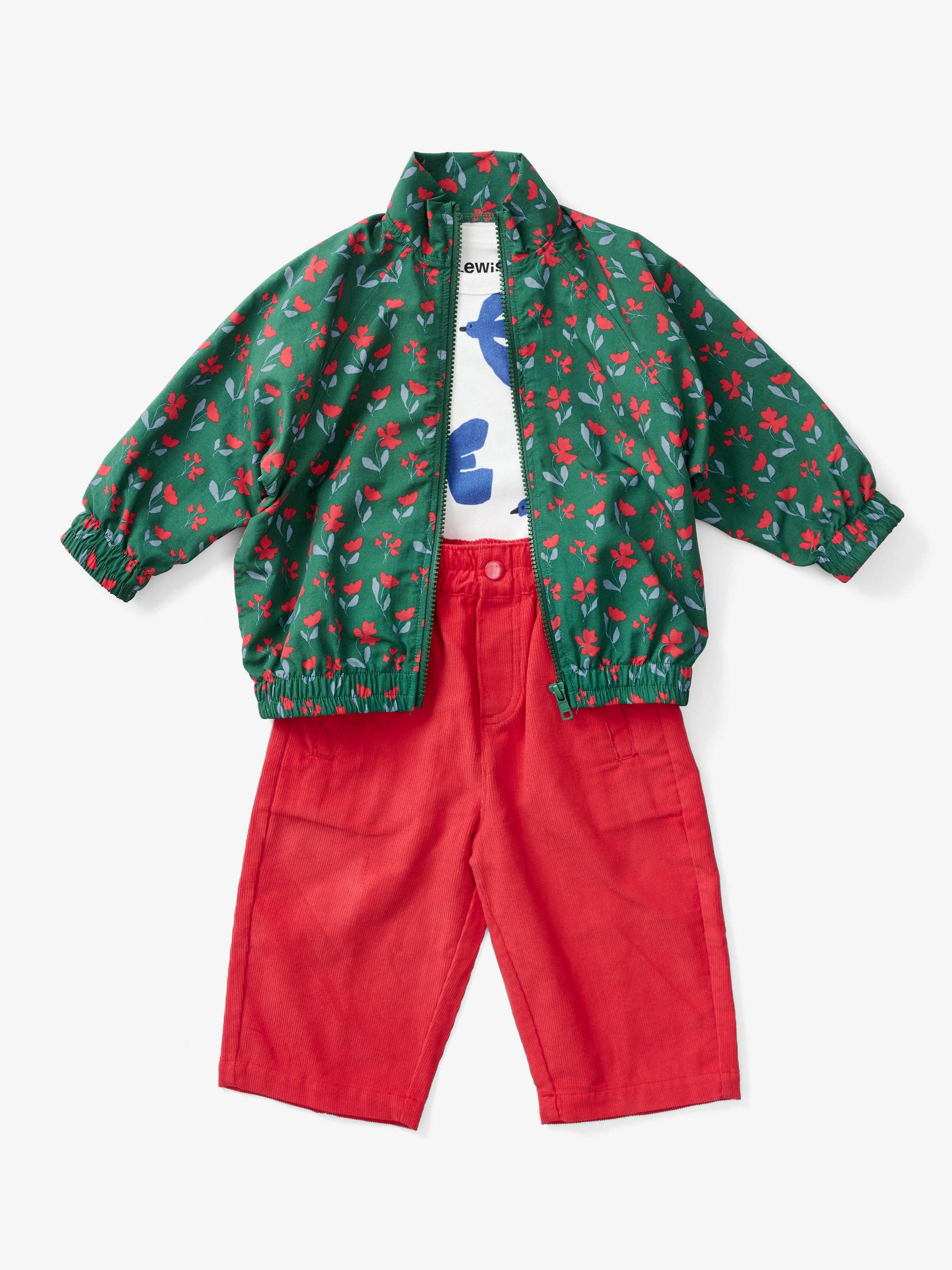 Lewis - Barrel Pant - Poppy