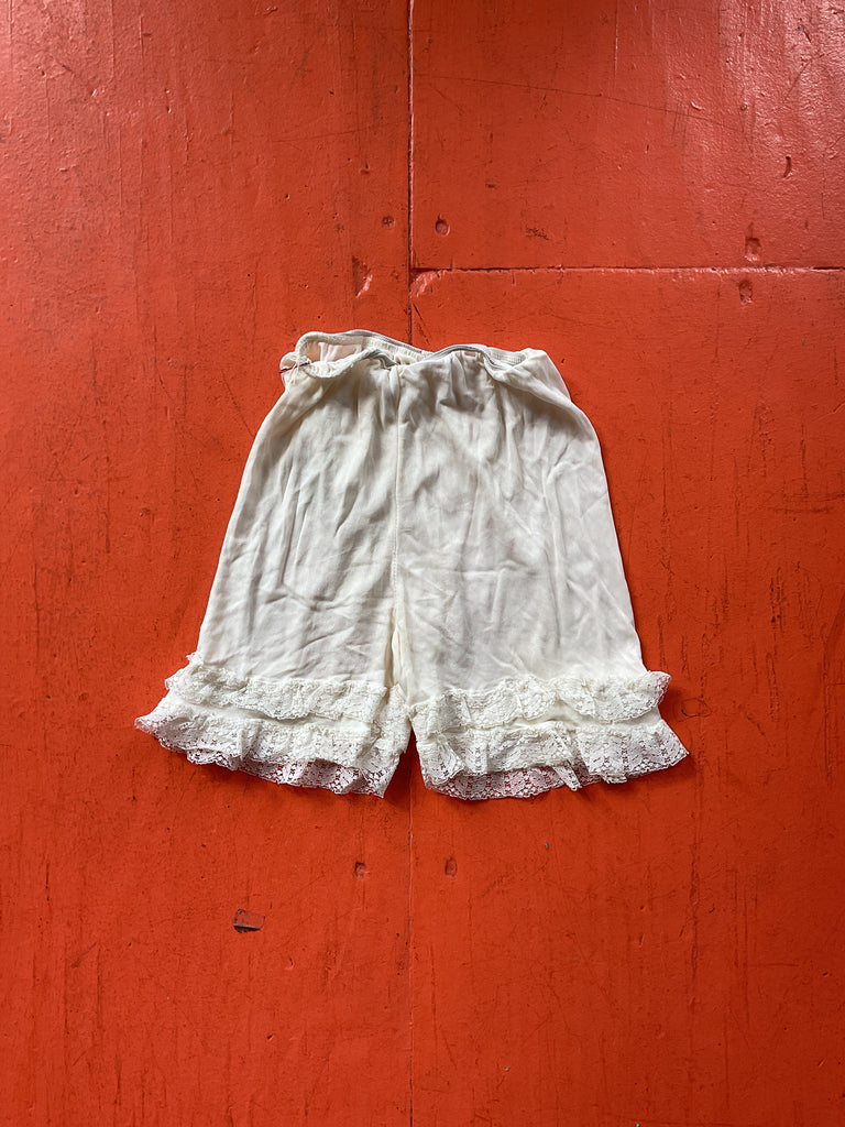 Orphan Darling by Jemima Kirke - 1960s White Nylon Bloomers