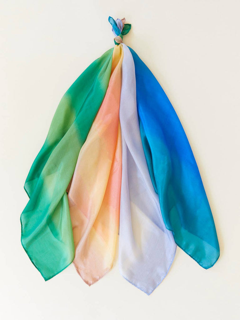 Sarah's Silks Mini Earth Open-Ended Playsilks - 100% Silk