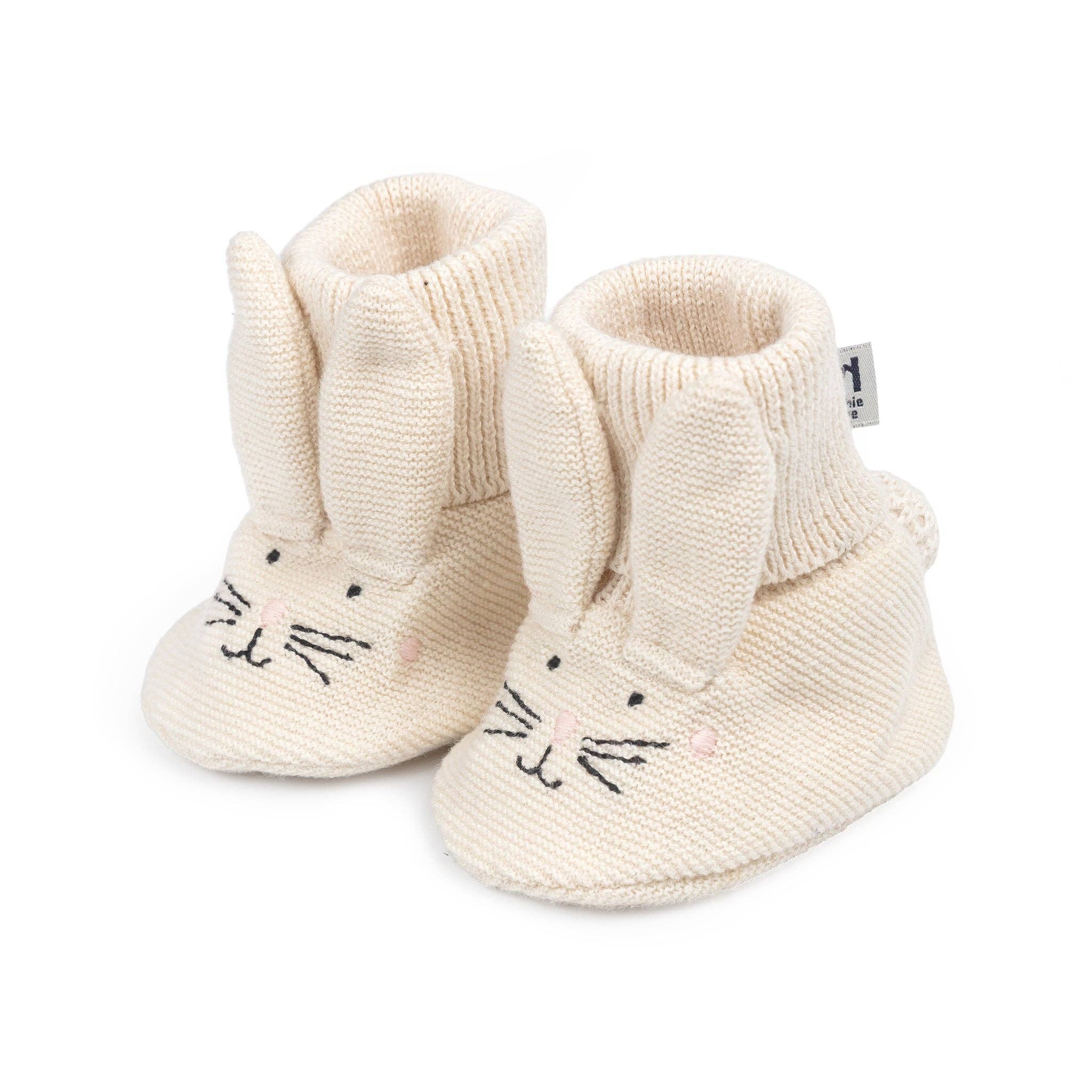 Sophie Home Ltd - Cotton Knit Baby Slipper Socks: Rabbit