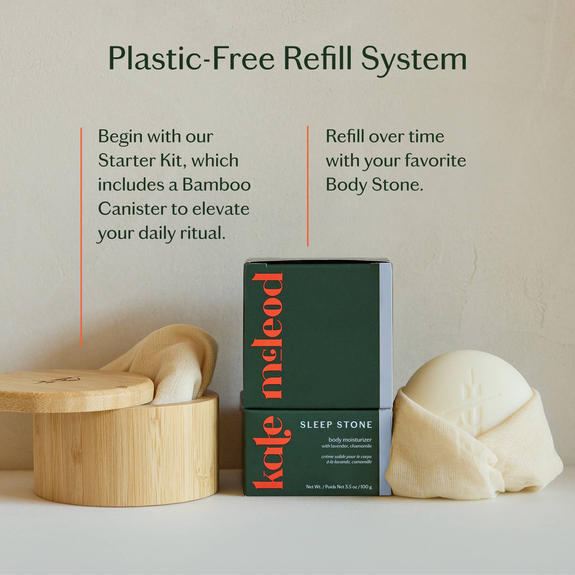 Kate McLeod - Sleep Stone | Deep Moisturizing Lotion Bar