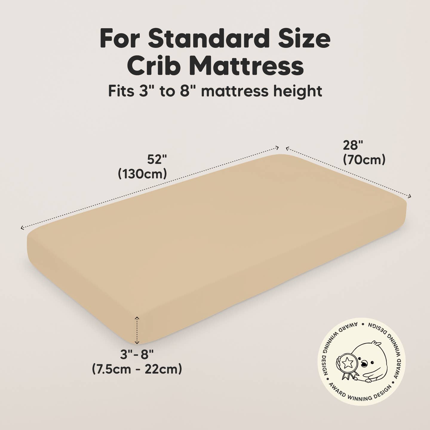 KeaBabies 2-Pack Isla Fitted Crib Sheet