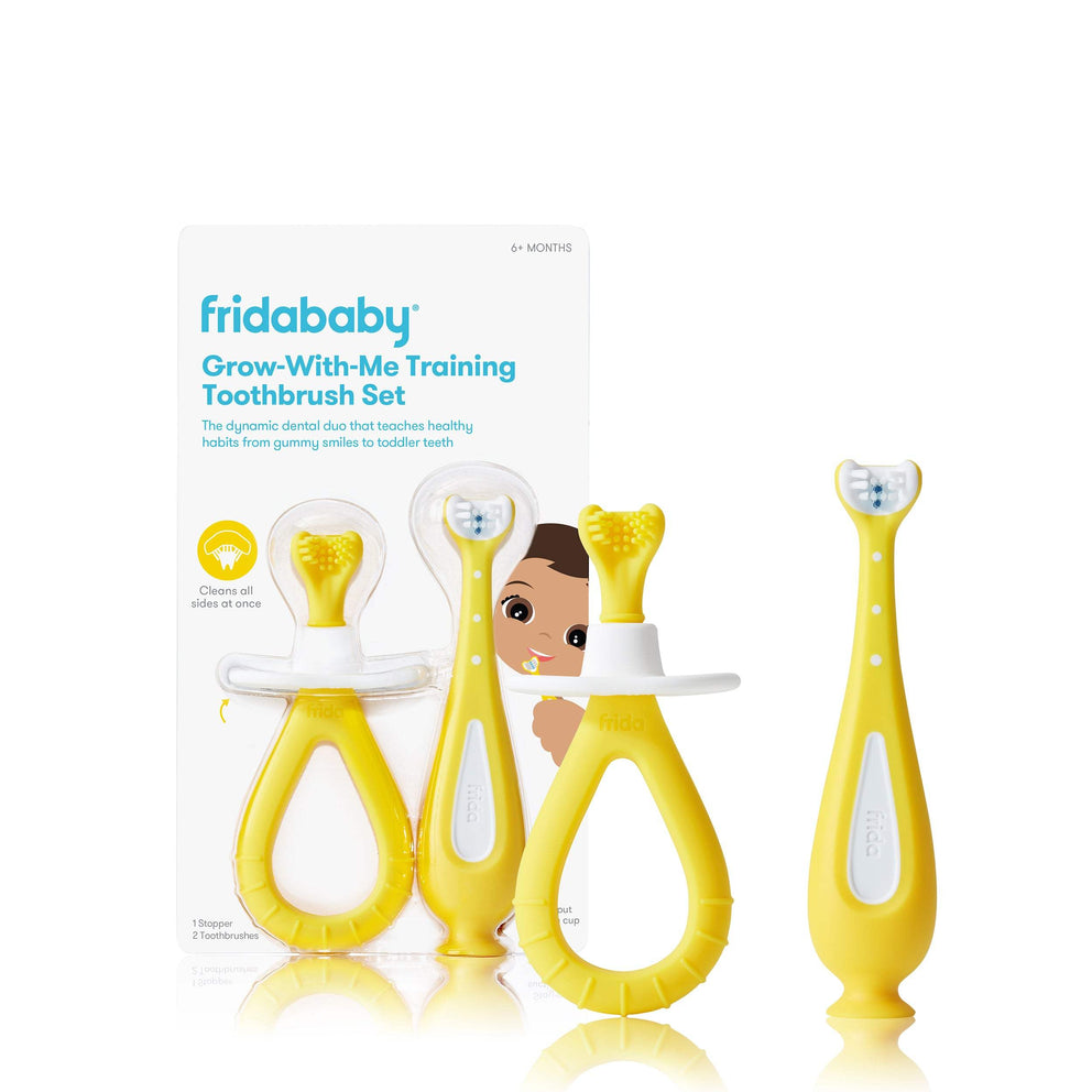 FridaBaby SmileFrida - Grow-With-Me Training Toothbrush Set