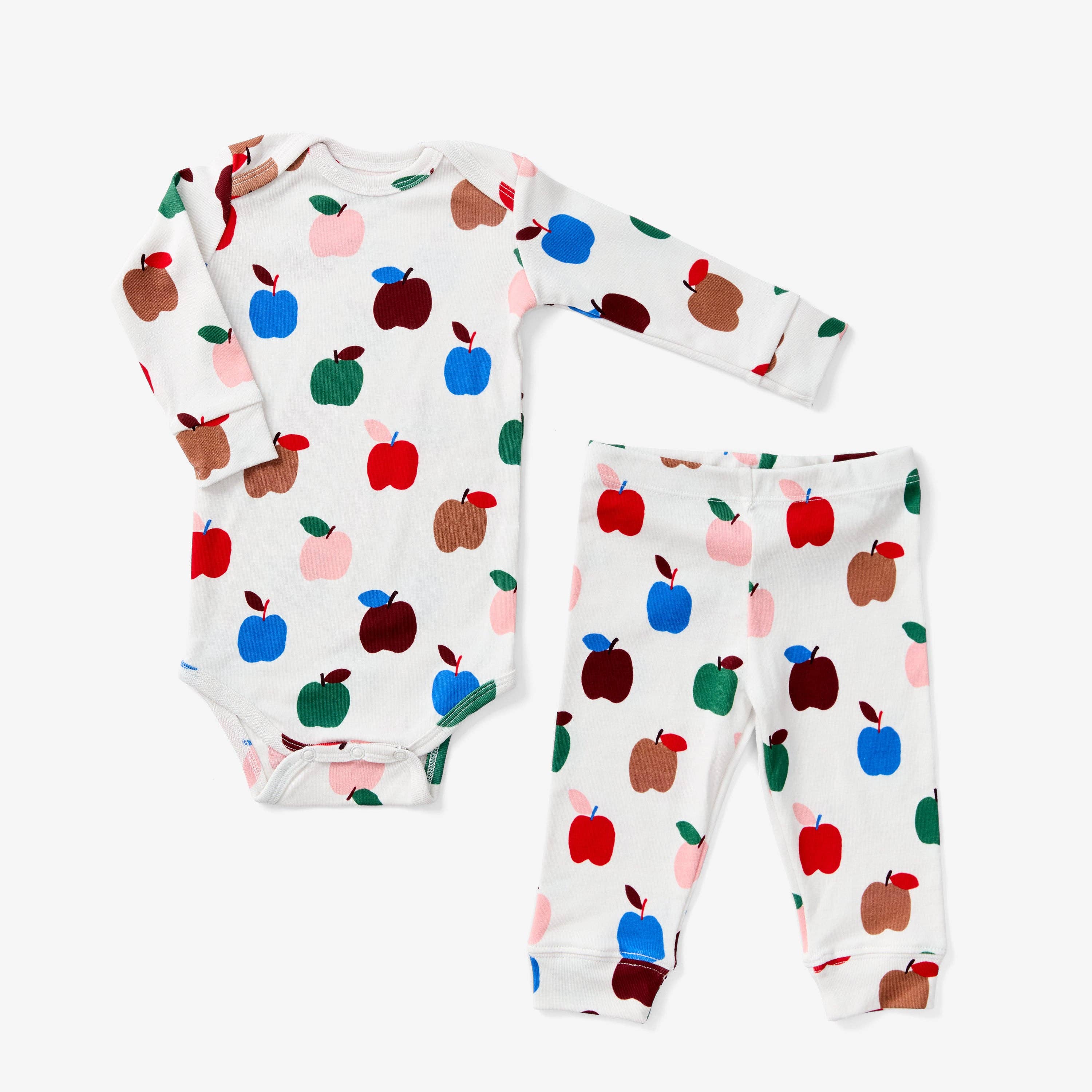 Lewis - Onesie + Pant Set - Apple | Harvest