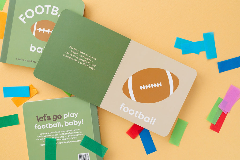 Left Hand Book House - Football Baby Book