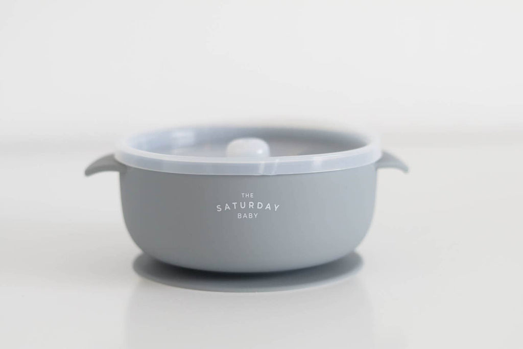The Saturday Baby Suction Bowls With Lid
