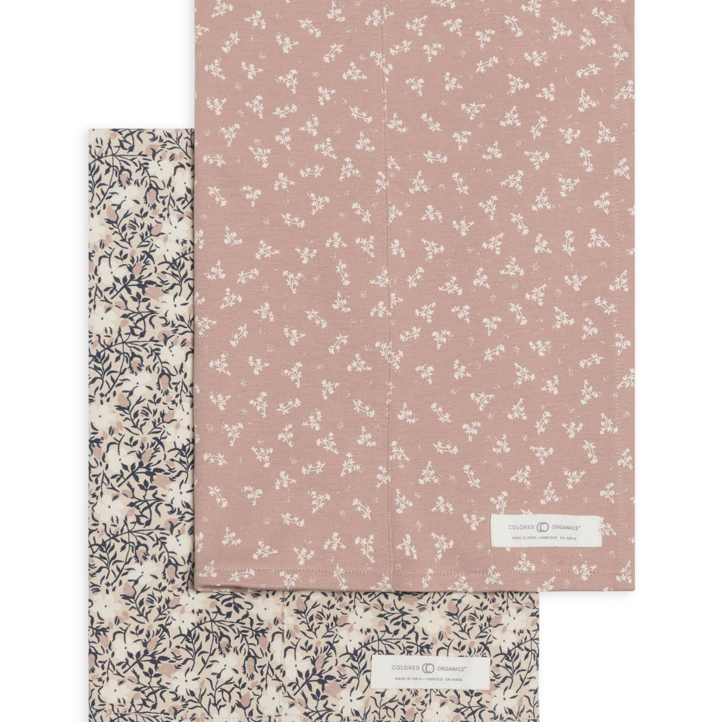 Colored Organics Burp Cloth 2 Pack