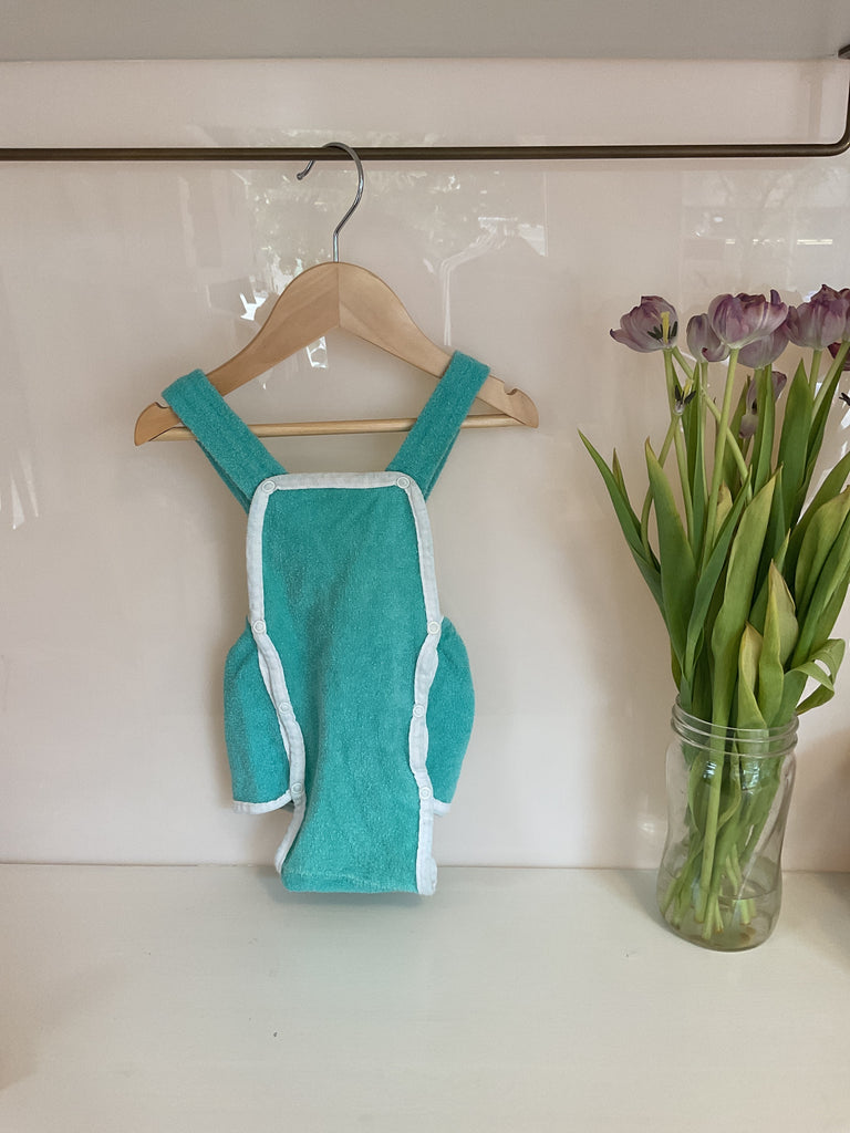 Orphan Darling by Jemima Kirke - Aqua Green Terrycloth Onesie